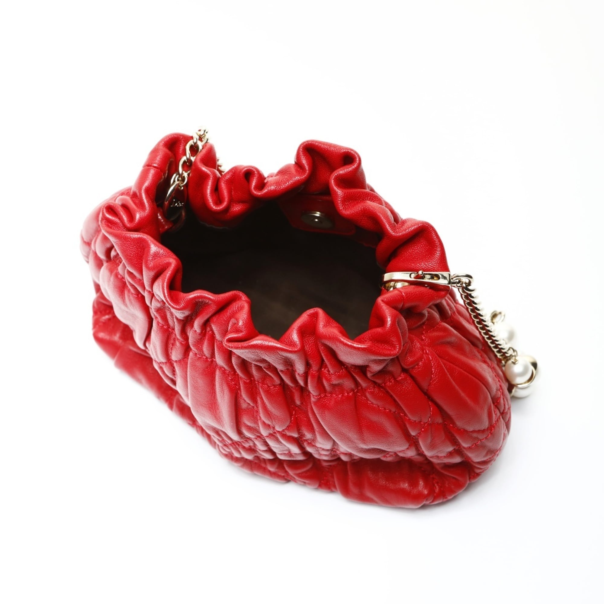 Christian Dior Red Color Shoulder Bag (Pre-Owned)