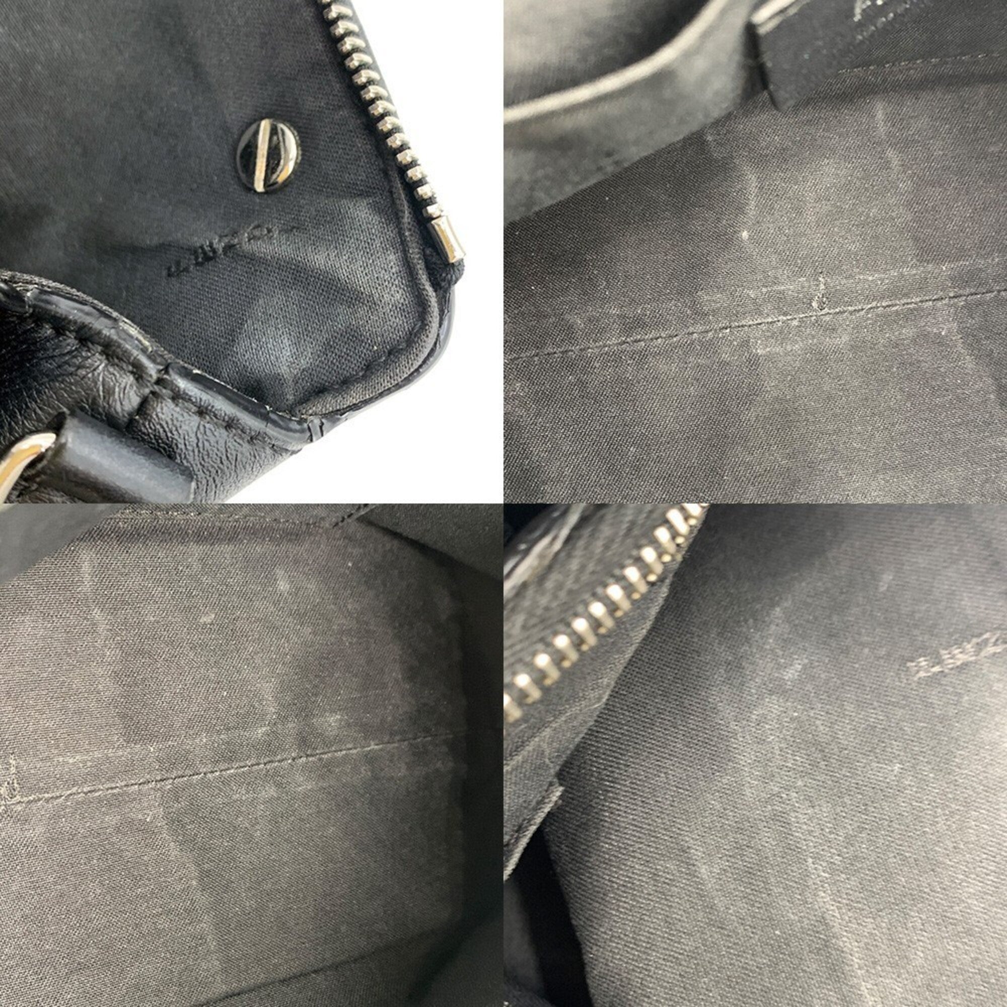 Fendi Black Leather Shoulder Bag (Pre-Owned)