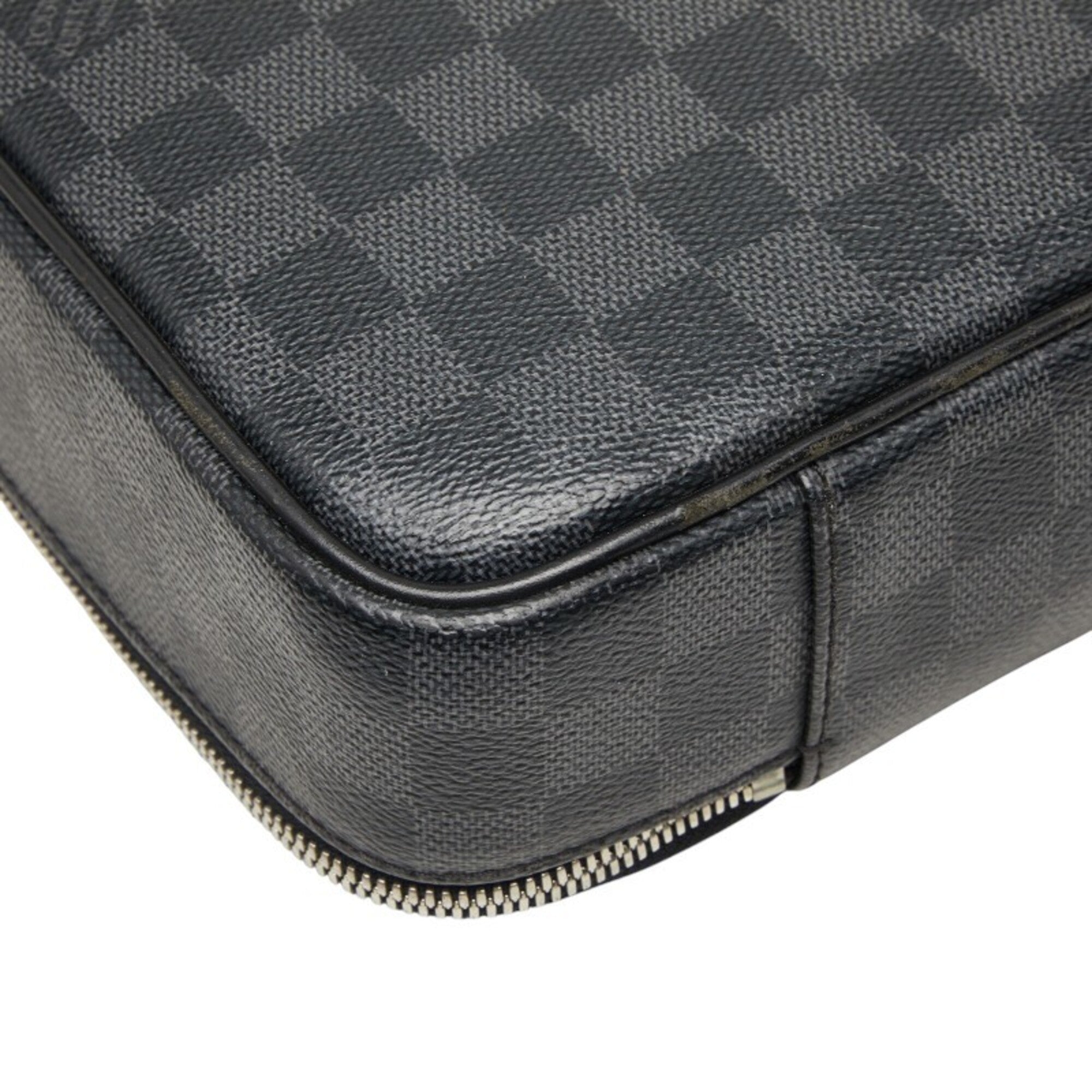 Louis Vuitton Black Pvc Leather Shoulder Bag (Pre-Owned)