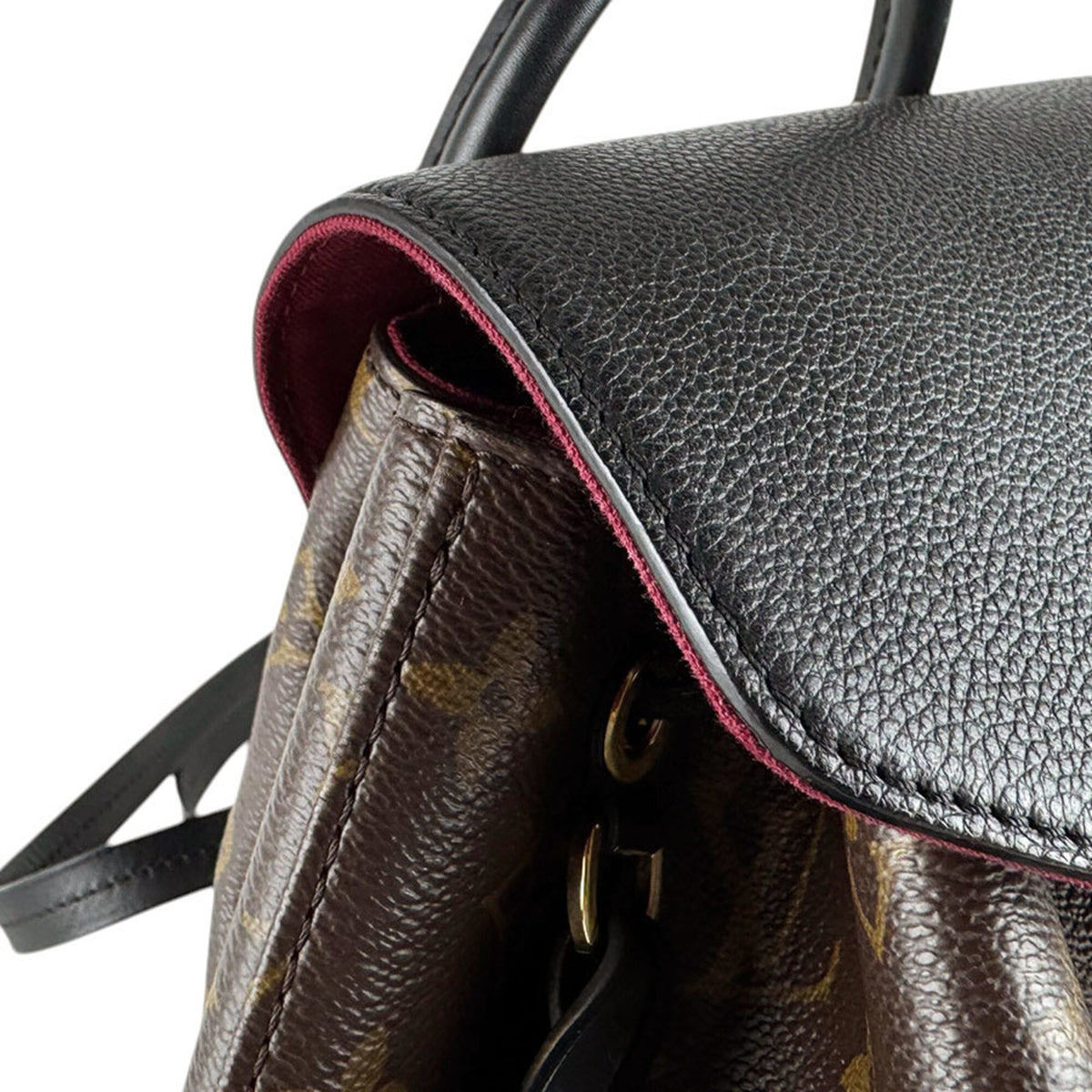 Louis Vuitton Black Brown Monogram Monogram Backpack (Pre-Owned)