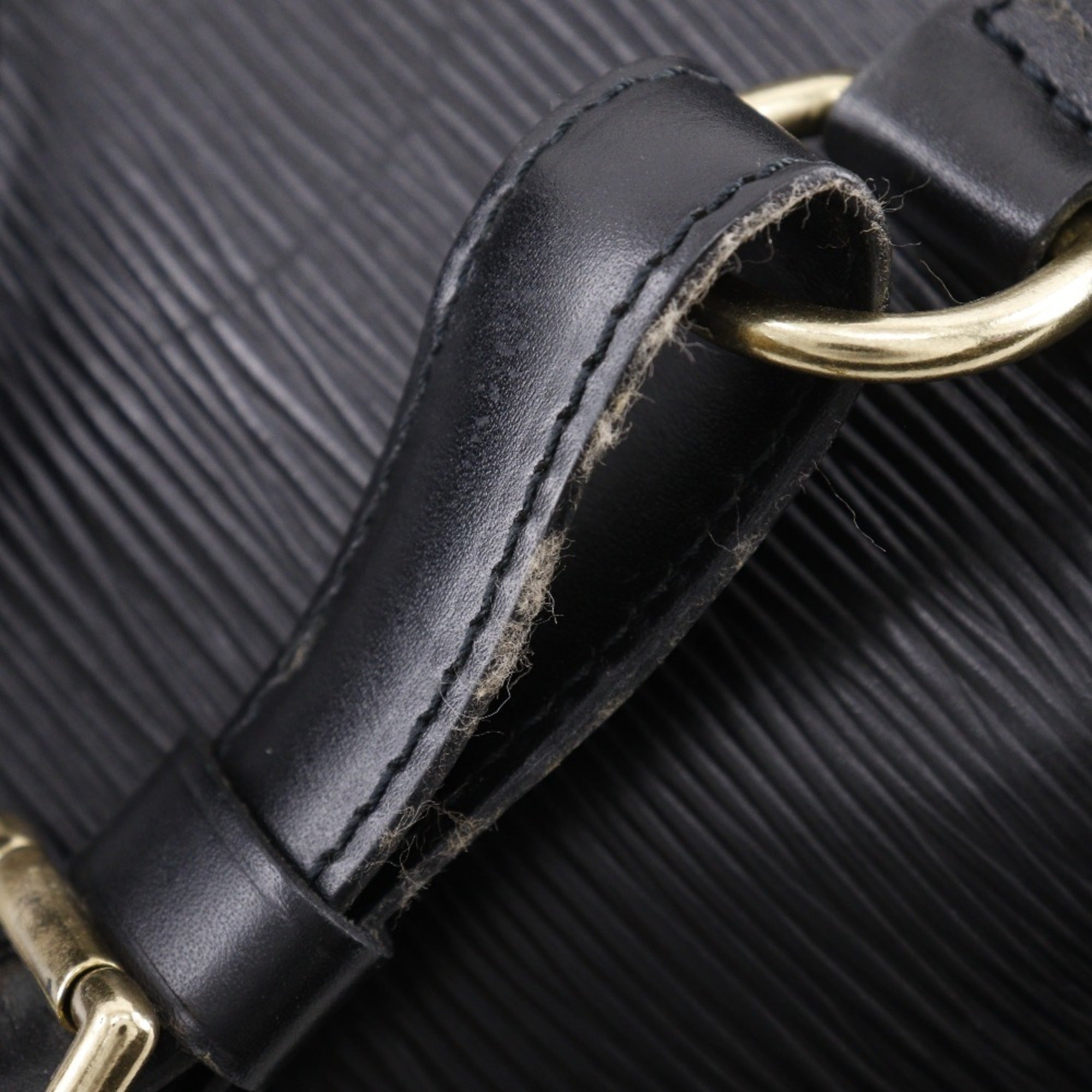 Louis Vuitton Epi Black Noir Epi Leather Backpack (Pre-Owned)