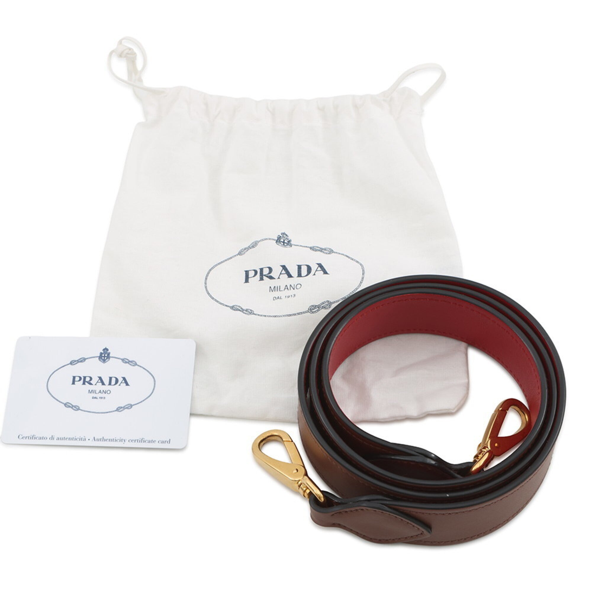 Prada Brown Multi-Color Pvc Leather Handbag Shoulder Bag (Pre-Owned)