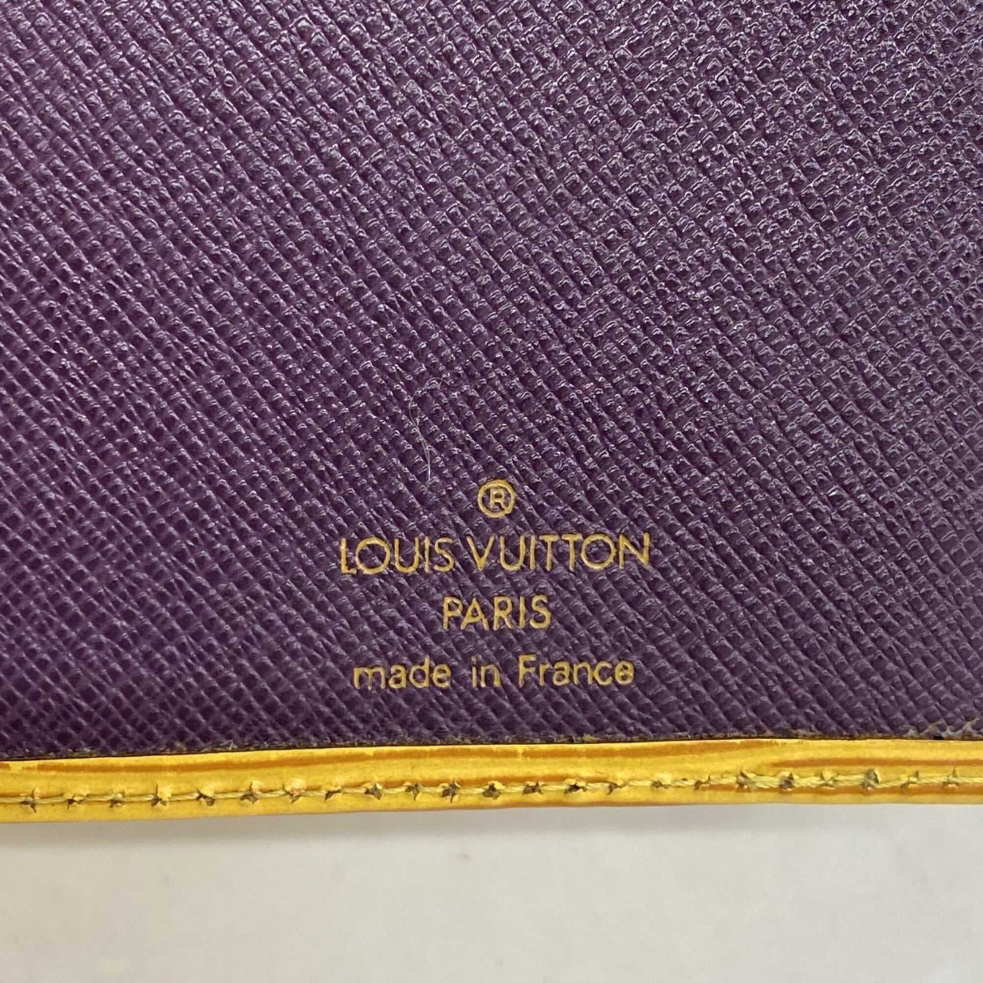 Louis Vuitton Jaune Long Bill Wallet (Bi-Fold) (Pre-Owned)