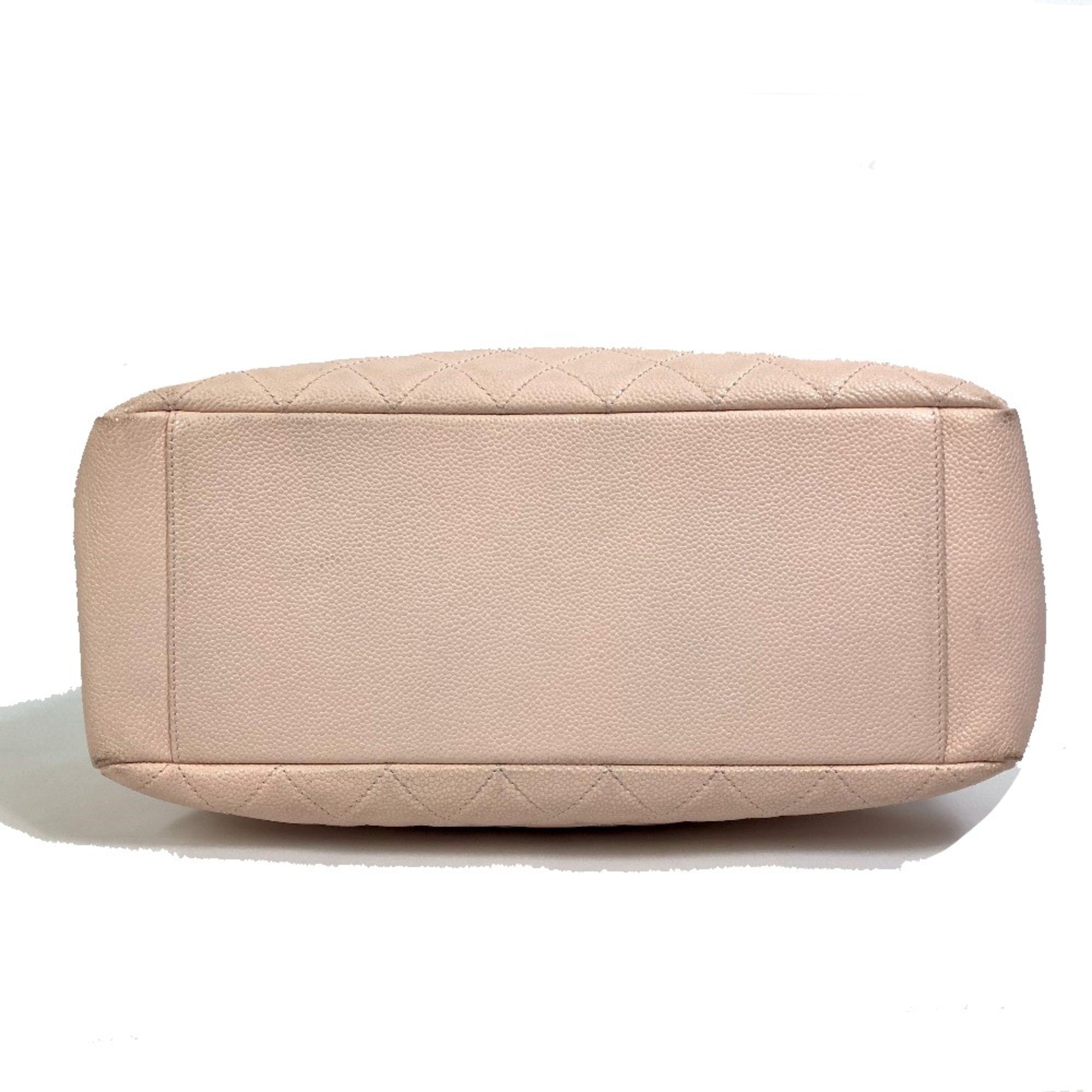 Chanel Pink Leather Tote Bag (Pre-Owned)