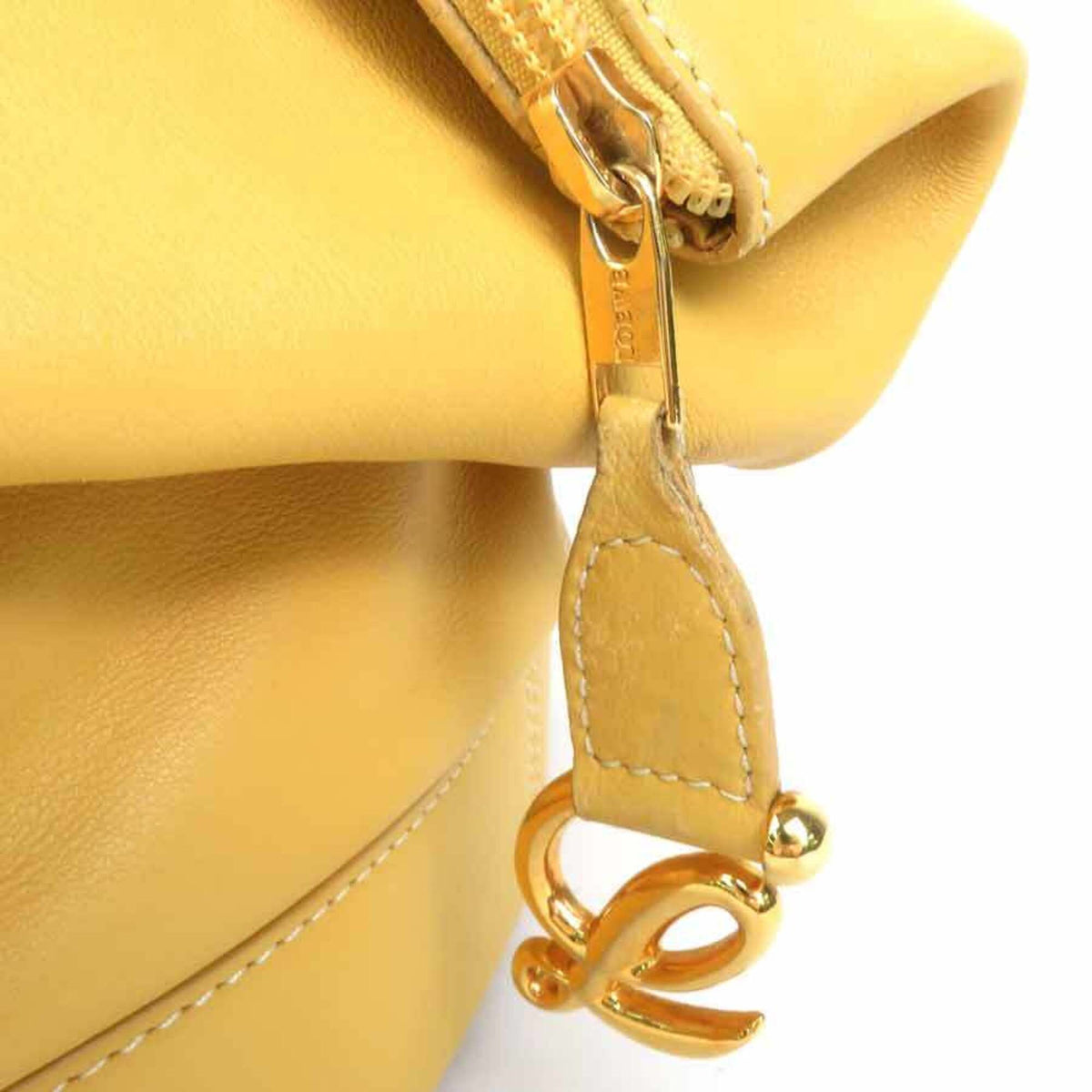 Loewe Yellow Leather Backpack (Pre-Owned)