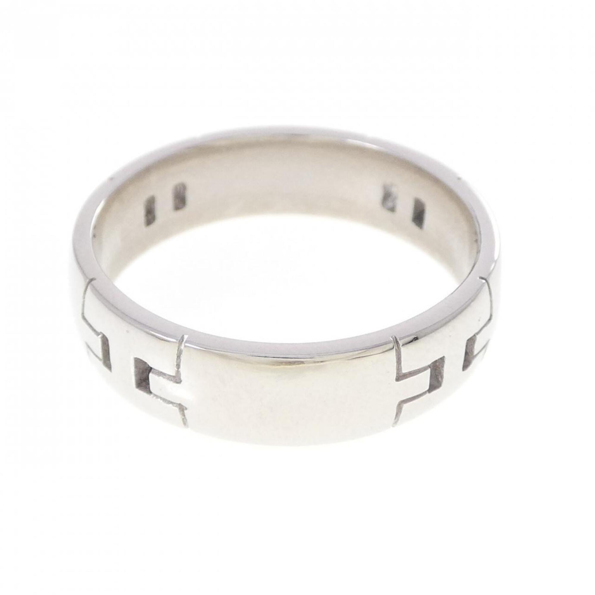 Hermes White Gold (18K) Band Ring (Pre-Owned)