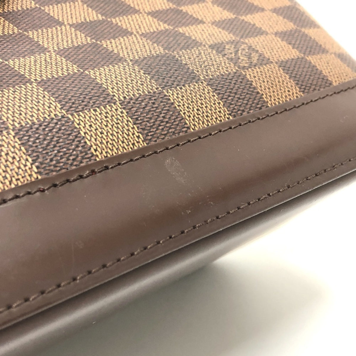 Louis Vuitton Brown Damier Canvas Handbag Tote Bag (Pre-Owned)