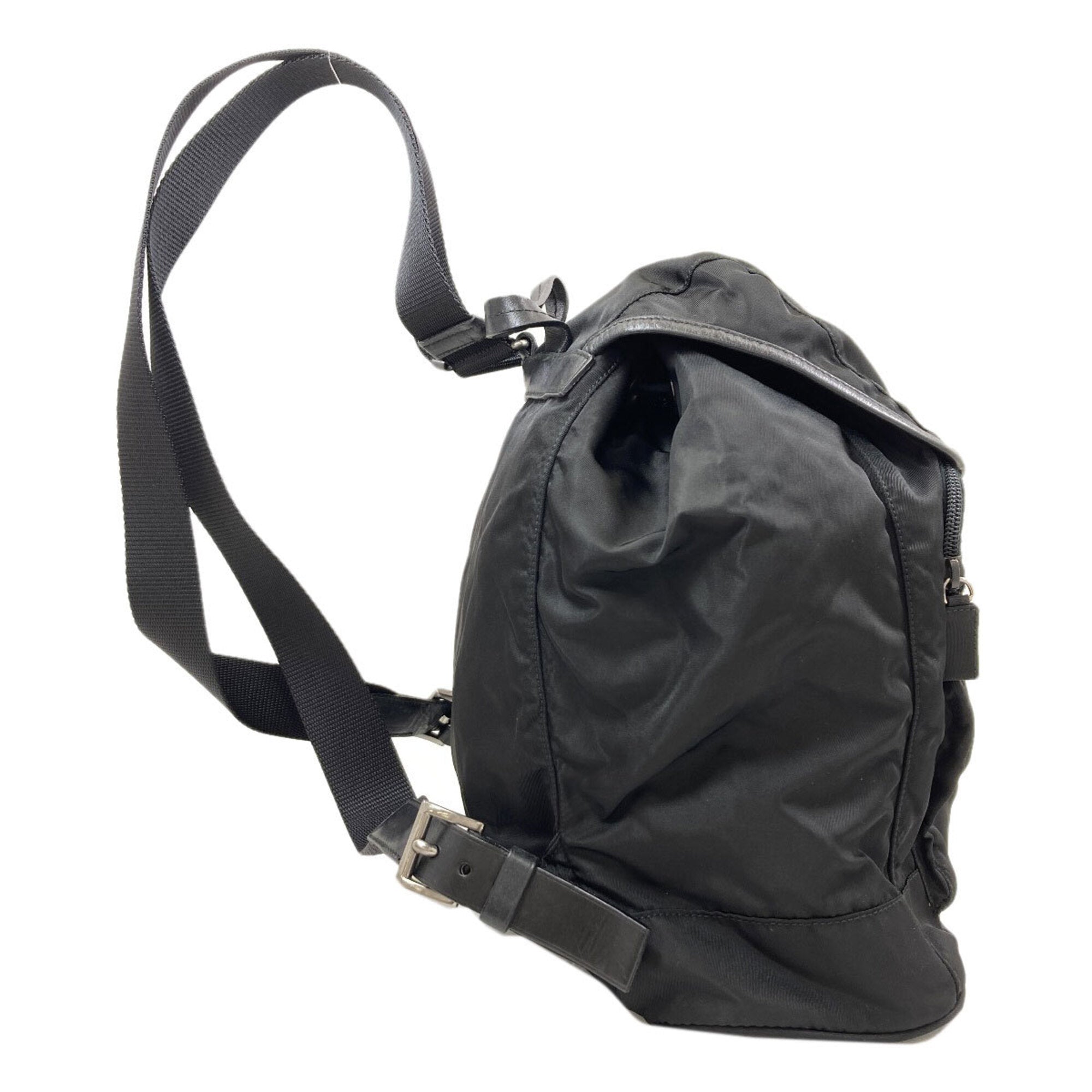 Prada Black Nylon Backpack (Pre-Owned)