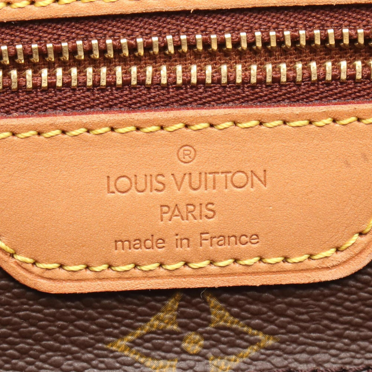 Louis Vuitton Brown Monogram Monogram Leather Handbag Tote Bag (Pre-Owned)