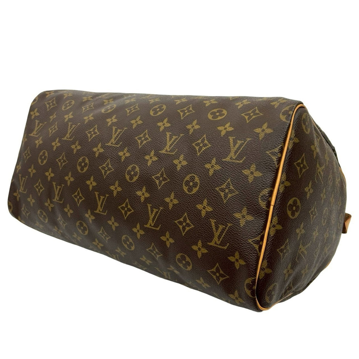 Louis Vuitton Brown Leather Pvc Boston Bag (Pre-Owned)
