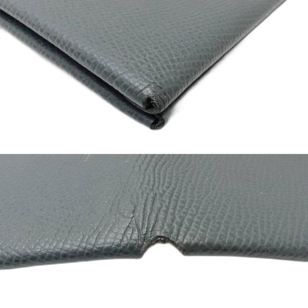 Hermes Vert Taurillon Clemence Leather Coin Purse/Coin Case (Pre-Owned)