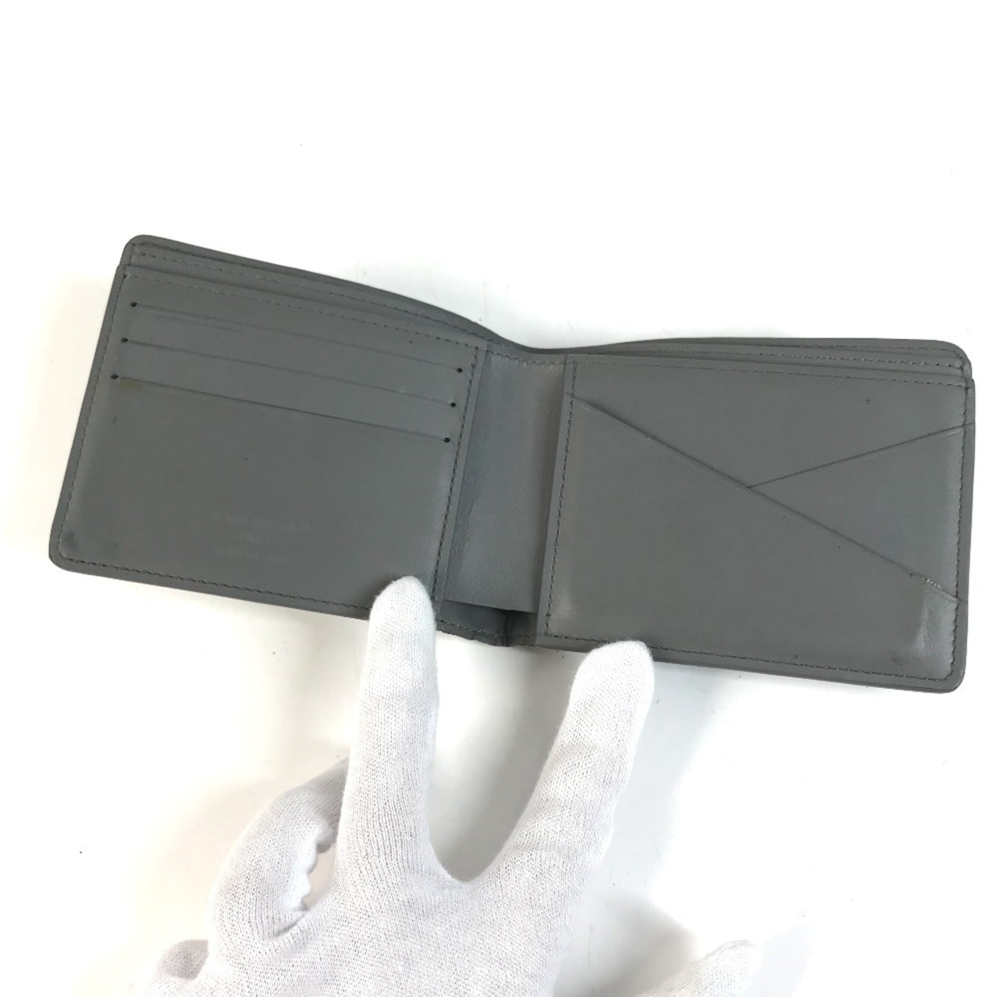 Louis Vuitton Monogram Shadow Gray Monogram Shadow Wallet (Bi-Fold) (Pre-Owned)