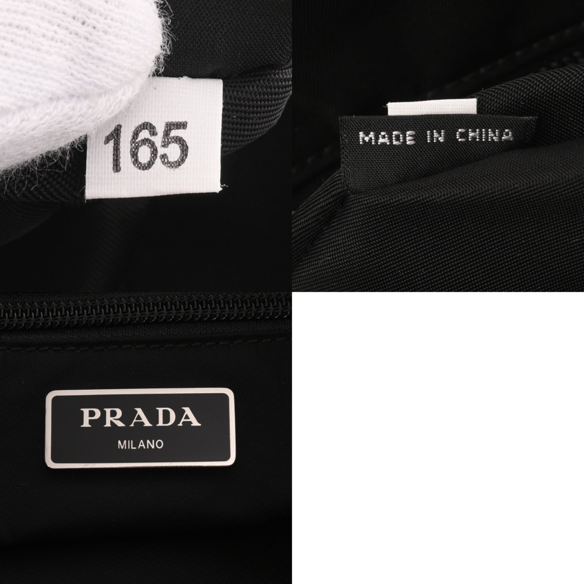 Prada Black Nylon Sling Bag (Pre-Owned)
