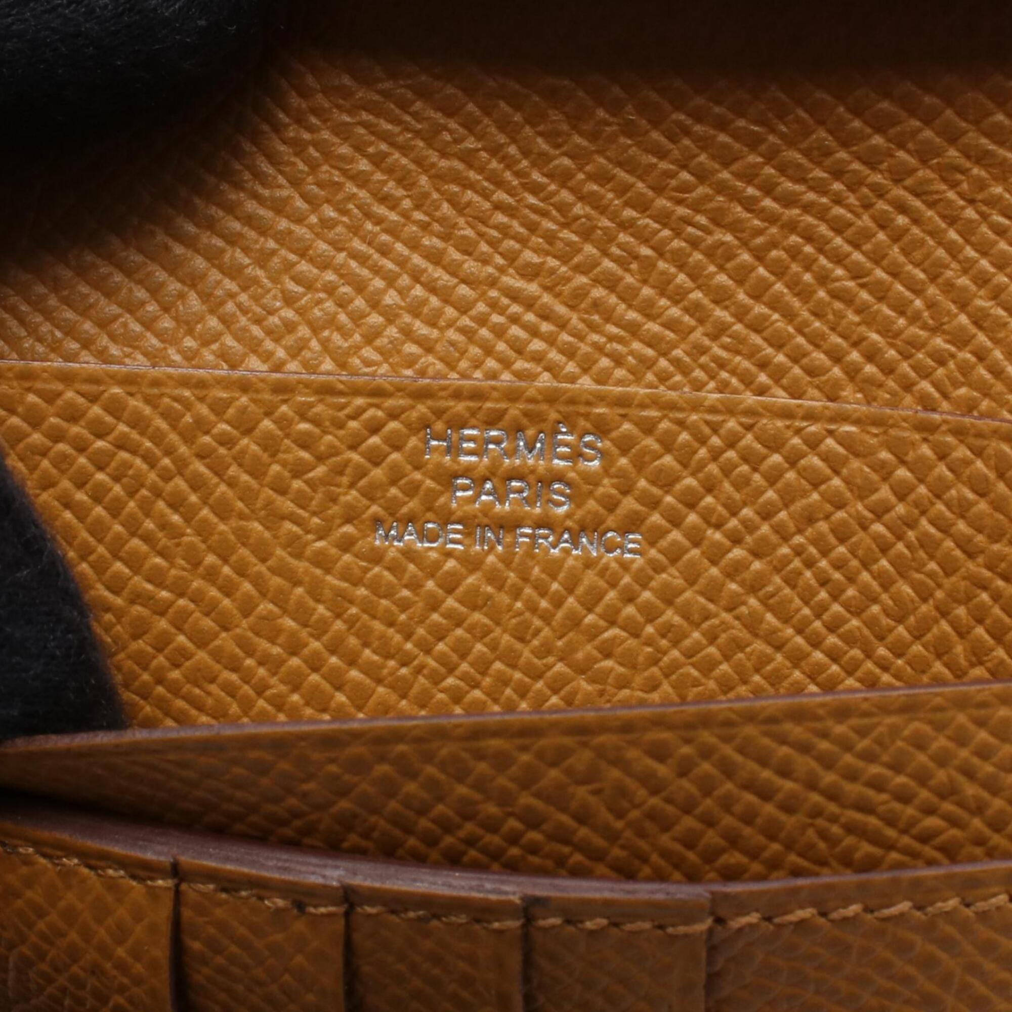 Hermes Brown Epsom Leather Leather Wallet (Bi-Fold) (Pre-Owned)