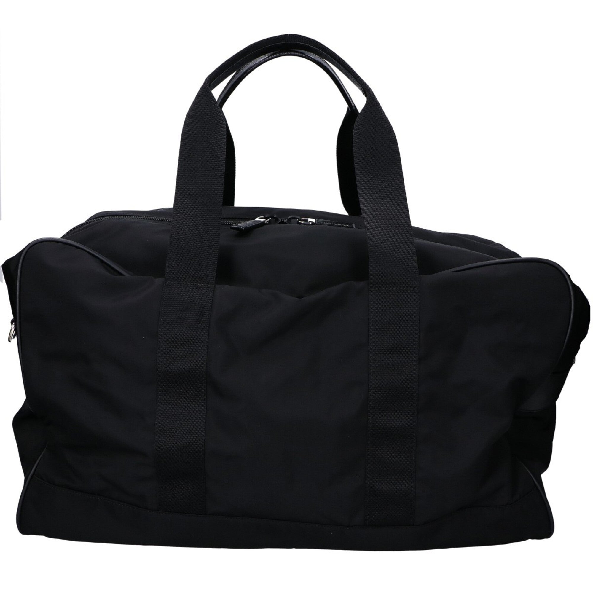 Prada Black Nylon Boston Bag (Pre-Owned)