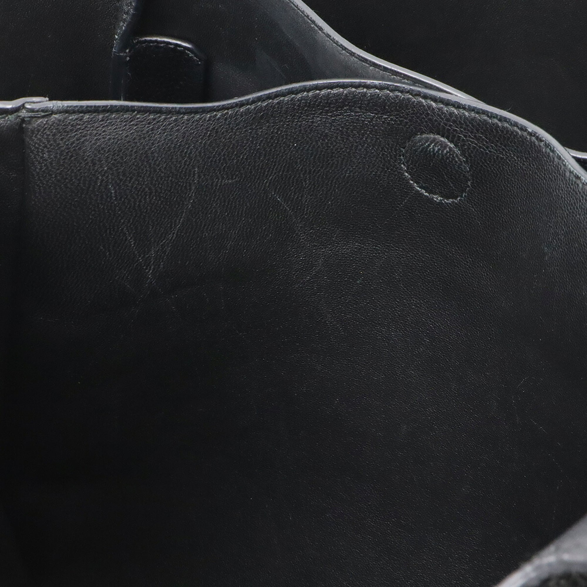 Prada Black Nero Leather Shoulder Bag Tote Bag (Pre-Owned)