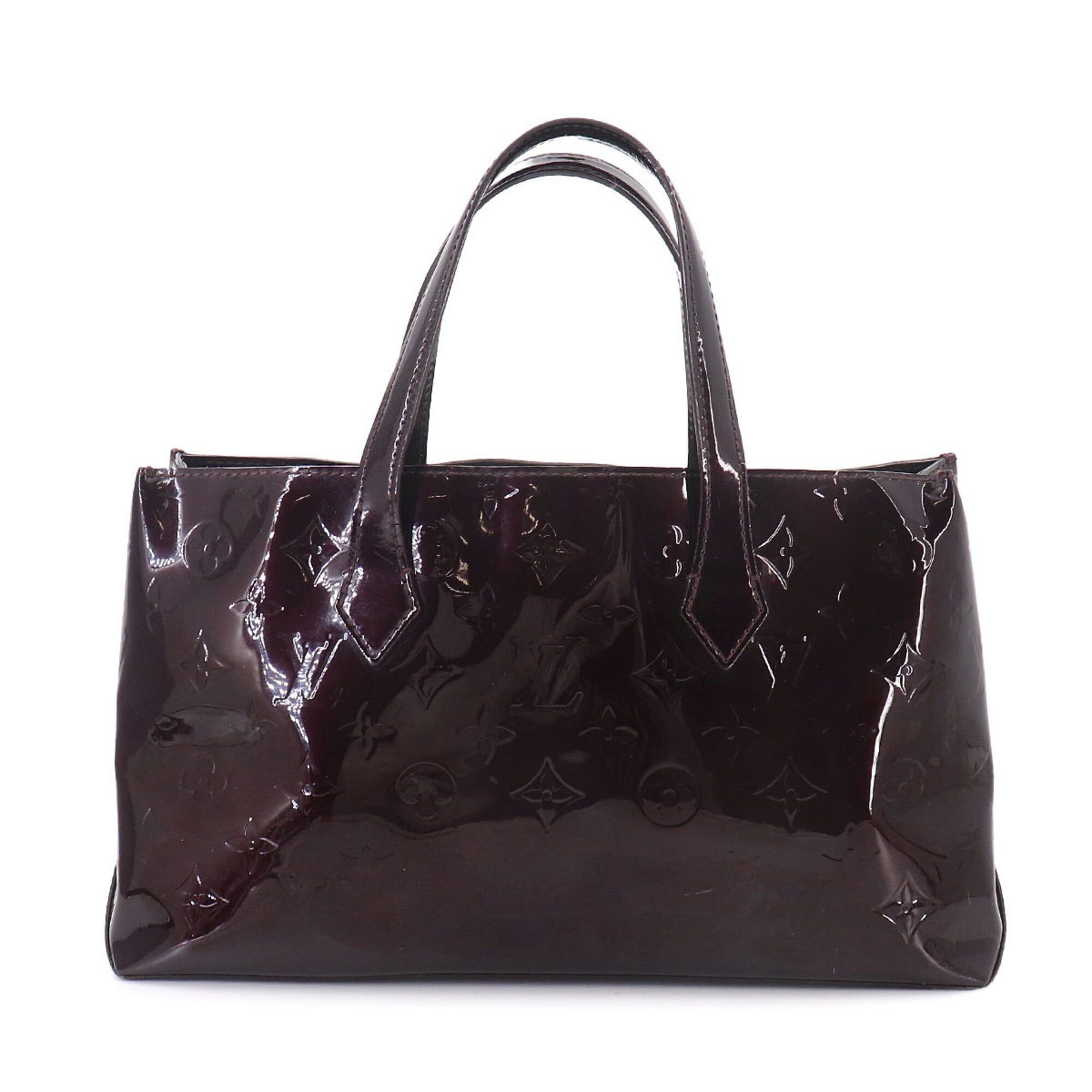 Louis Vuitton Amarante Monogram Vernis Handbag (Pre-Owned)
