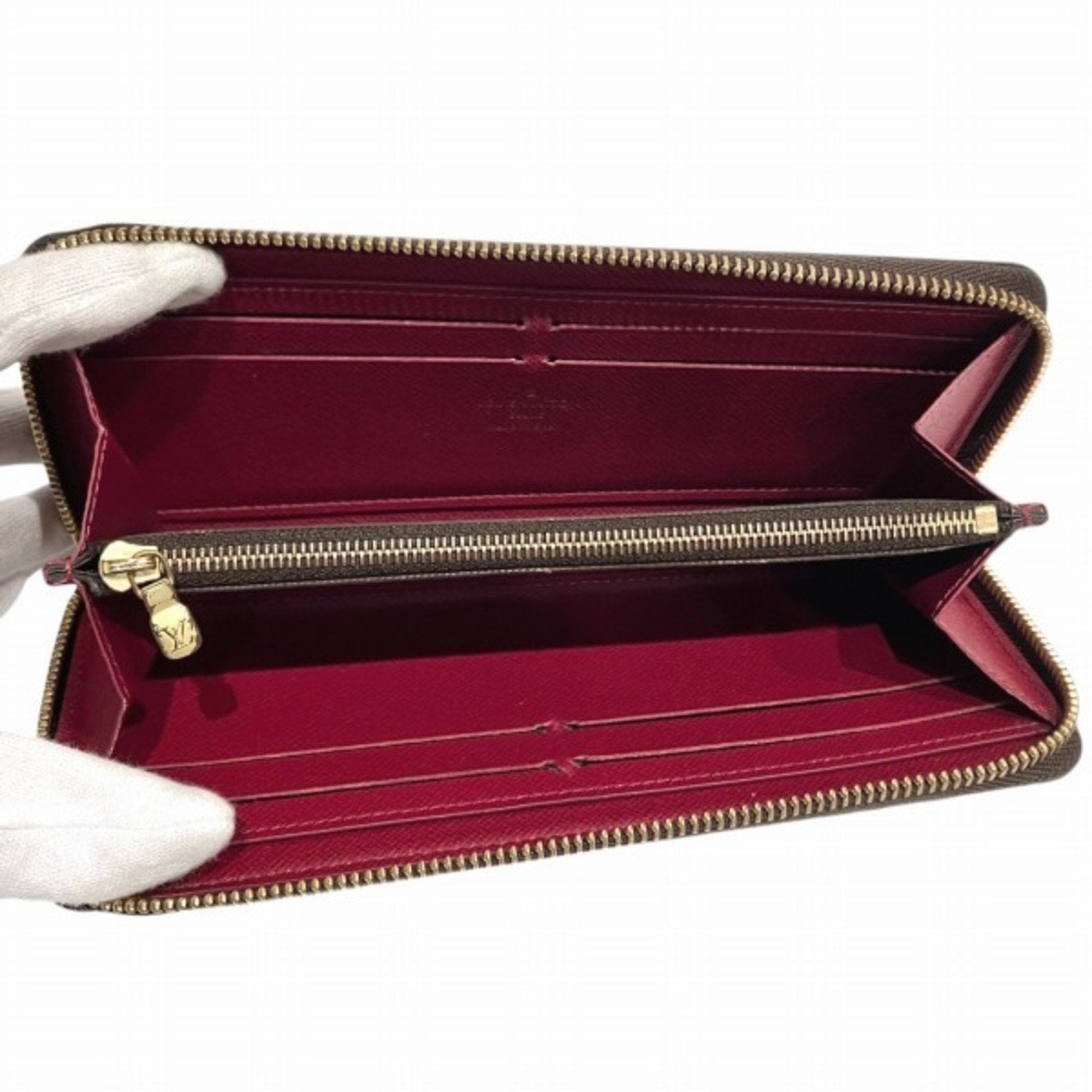 Louis Vuitton Fuchsia Monogram Coin Purse/Coin Case (Pre-Owned)