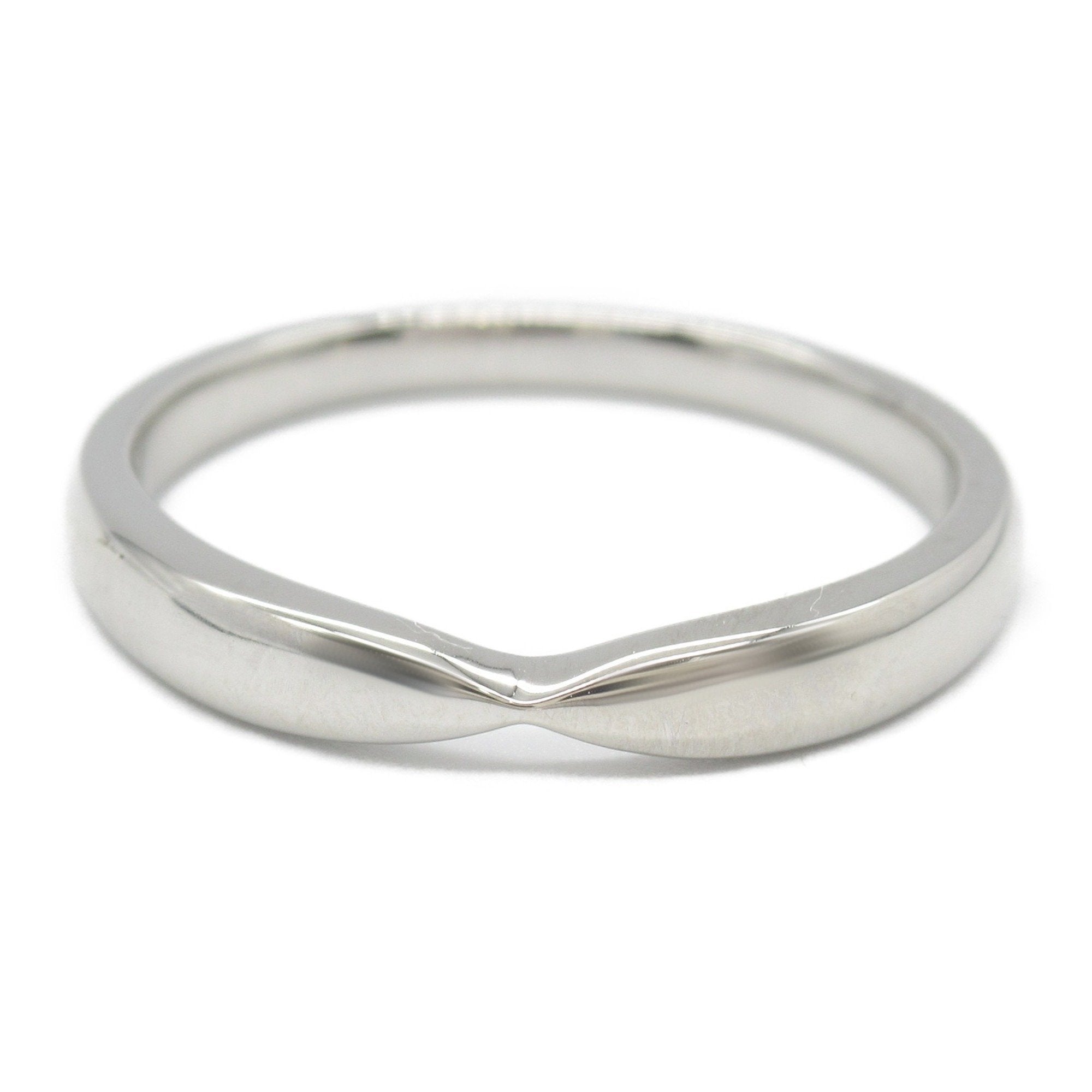 Tiffany Silver Platinum 950 Band Ring (Pre-Owned)