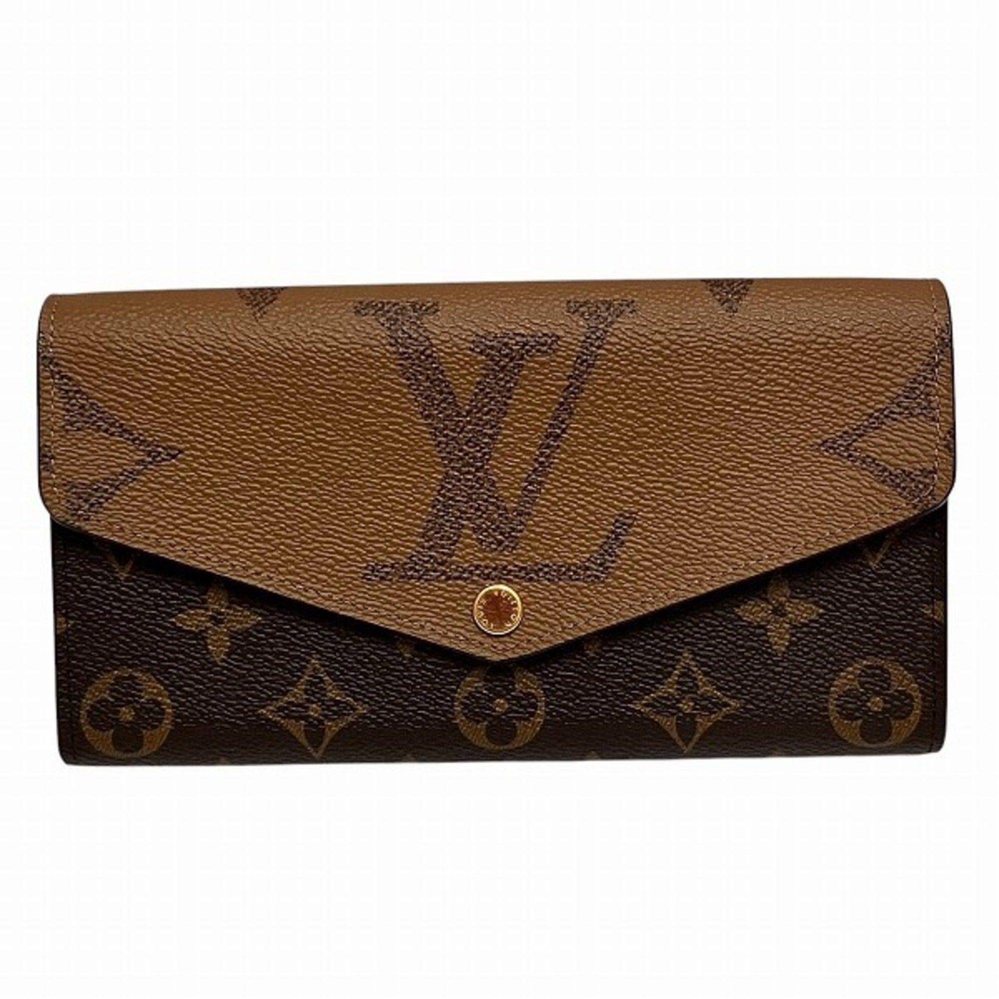 Louis Vuitton Brown Monogram Monogram Long Wallet (Bi-Fold) (Pre-Owned)