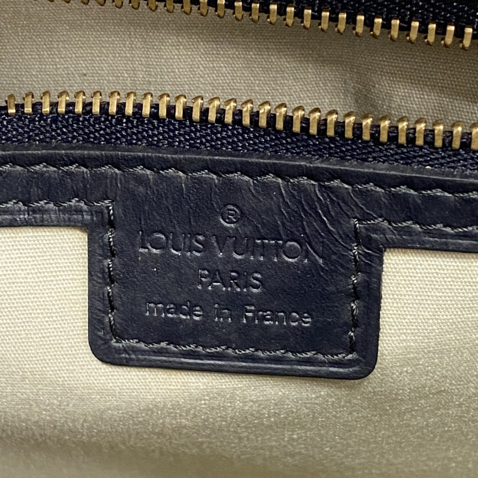 Louis Vuitton Blue Handbag (Pre-Owned)