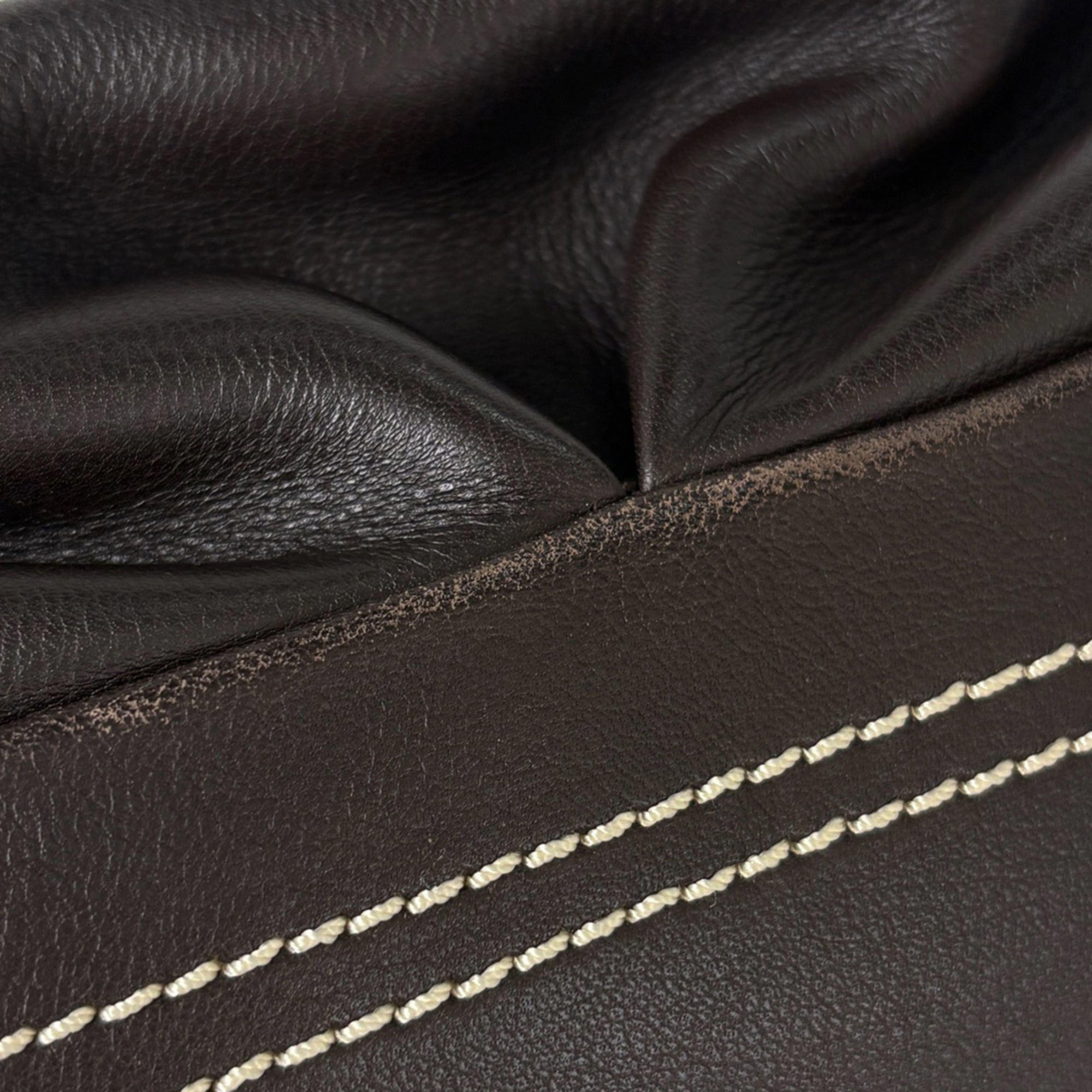 Celine Dark Brown Leather Handbag (Pre-Owned)