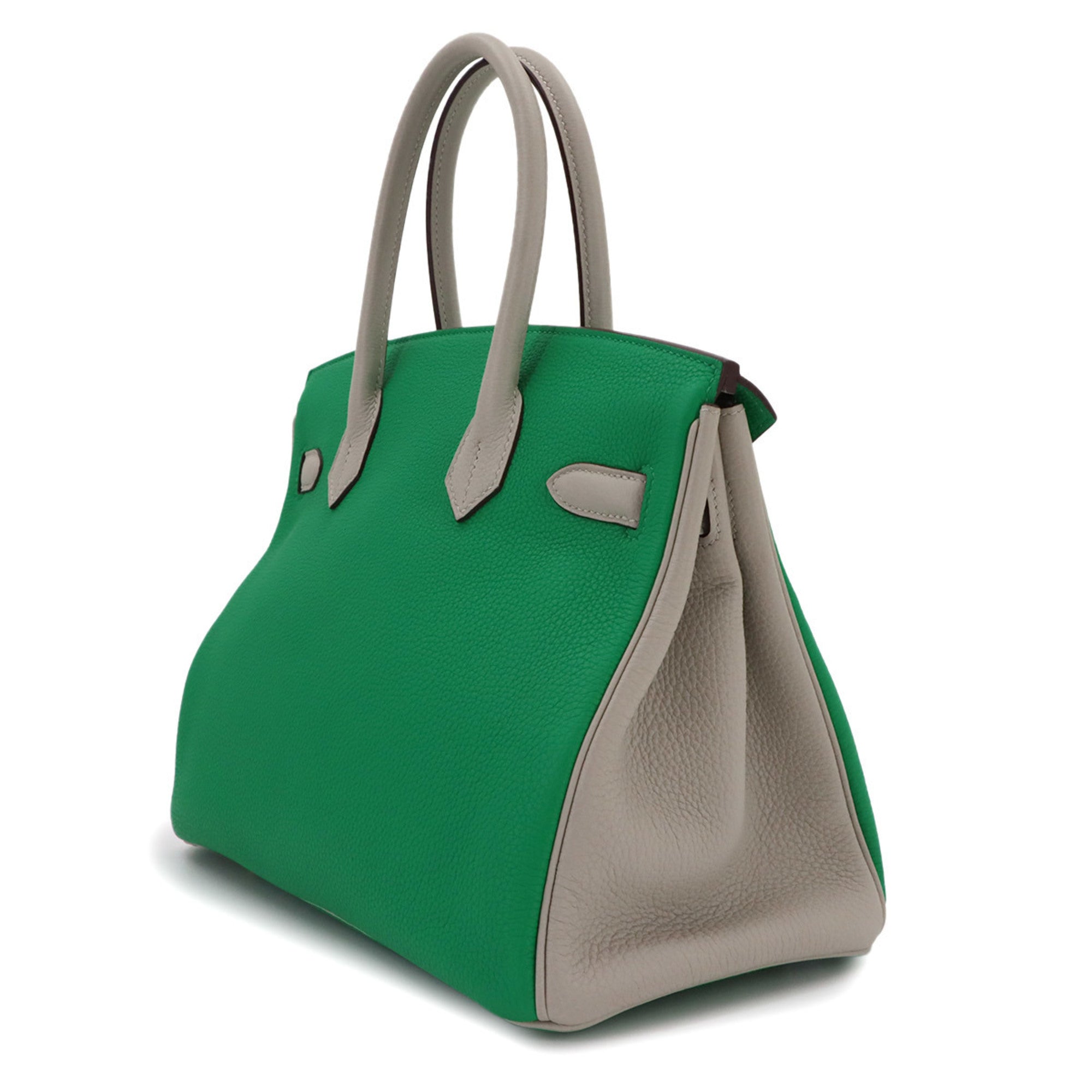 Hermes Mint Green Togo Leather Handbag (Pre-Owned)