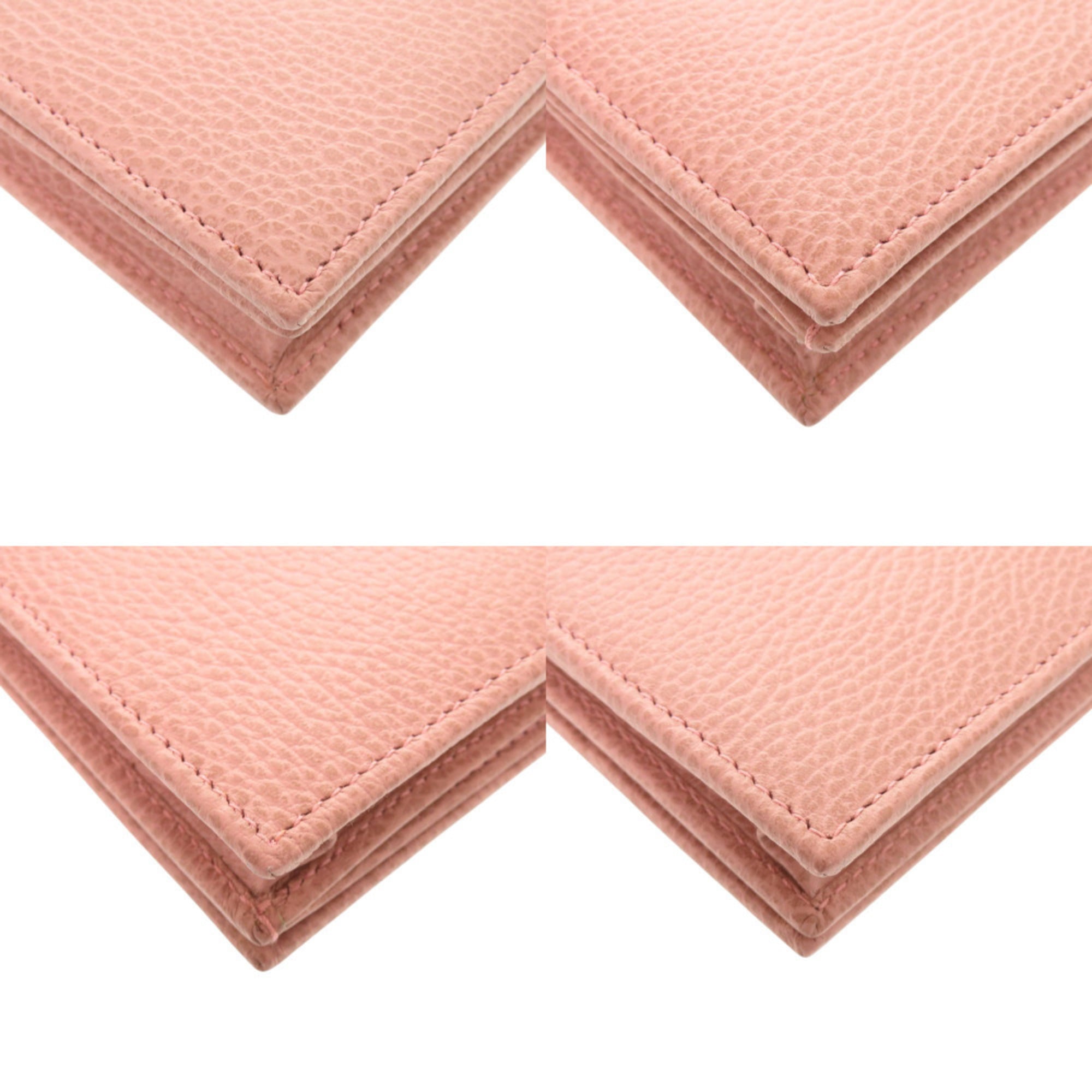 Gucci Pink Leather Shoulder Bag (Pre-Owned)