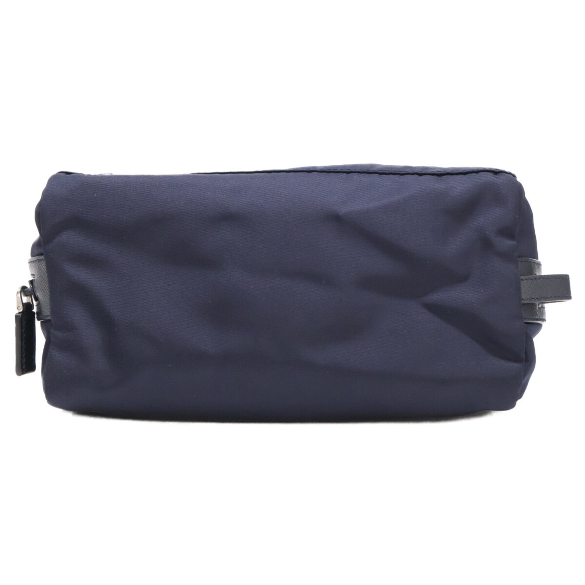 Prada Navy Nylon Pouch (Pre-Owned)