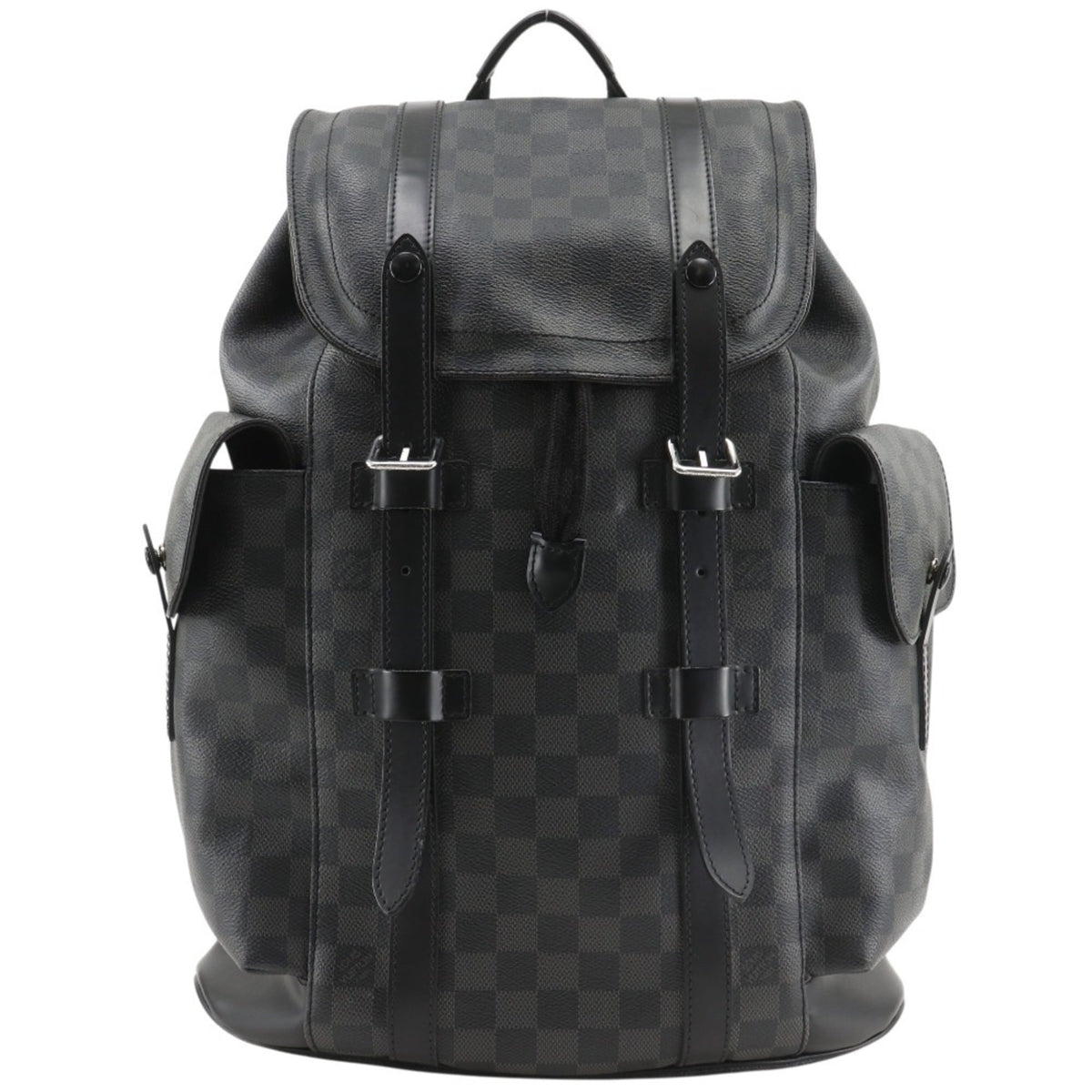 Louis Vuitton Black Damier Graphite Canvas Backpack (Pre-Owned)