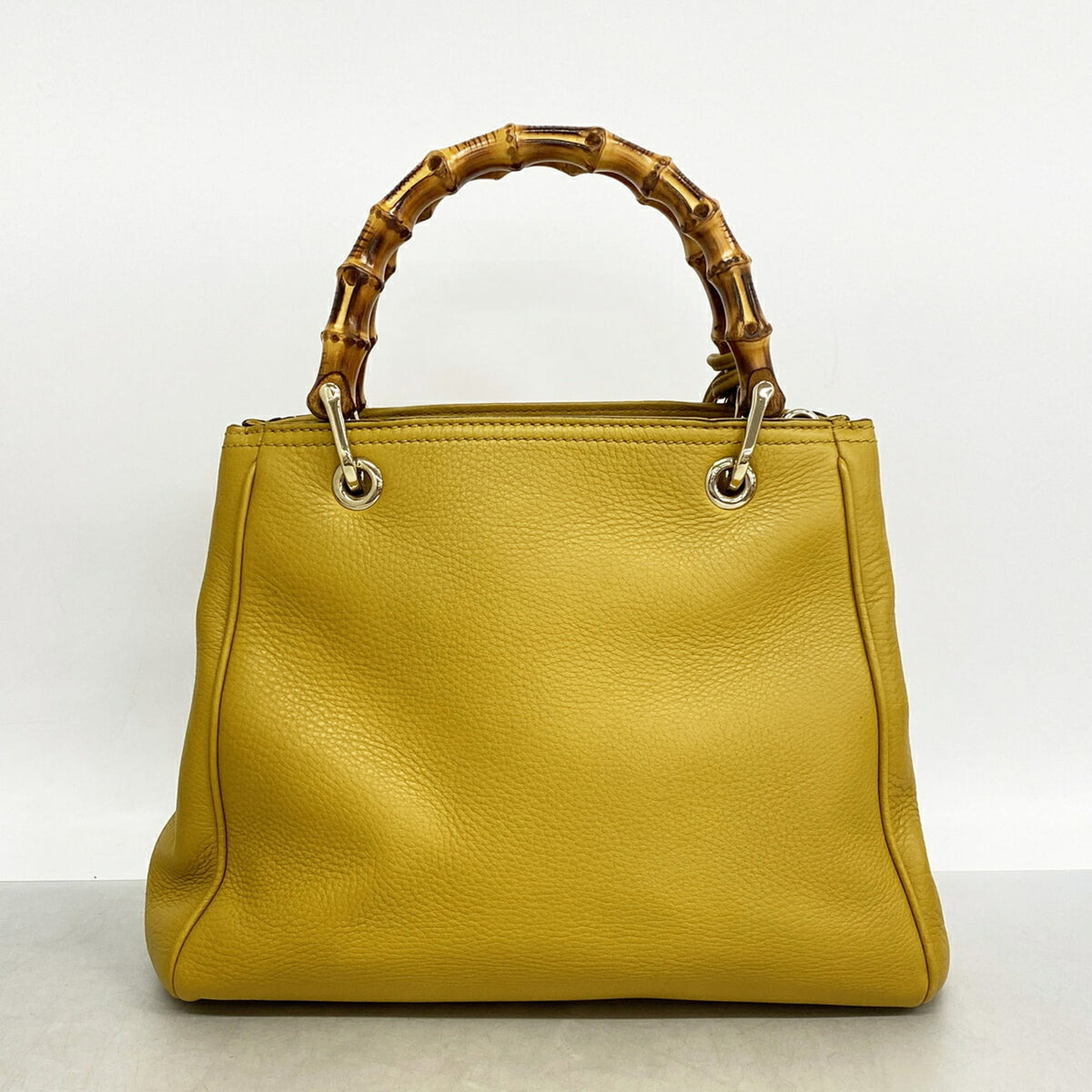 Gucci Yellow Leather Handbag (Pre-Owned)