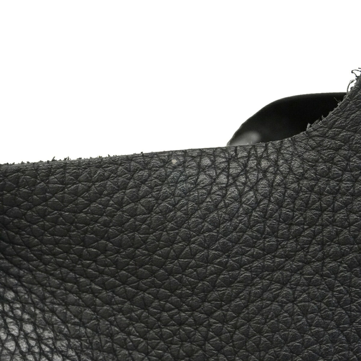 Hermes Black Taurillon Clemence Leather Handbag (Pre-Owned)