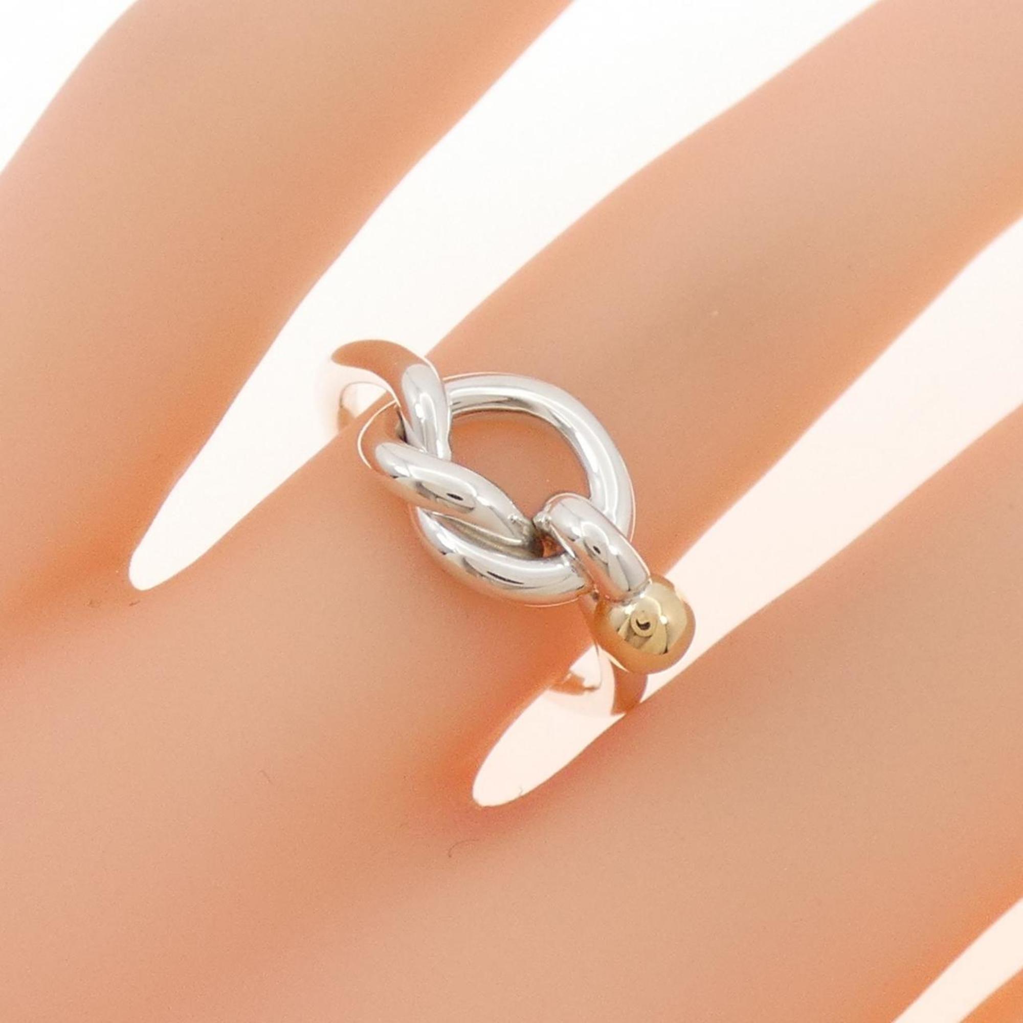 Tiffany Yellow Gold (18K) Silver 925 Band Ring (Pre-Owned)