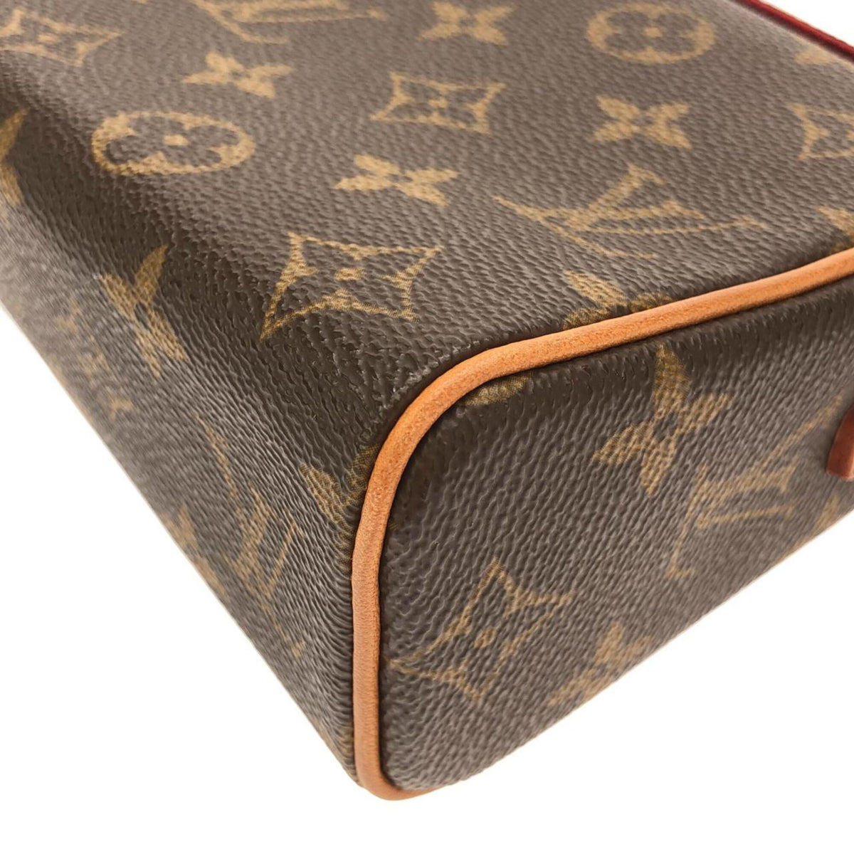 Louis Vuitton Brown Coated Canvas Handbag (Pre-Owned)