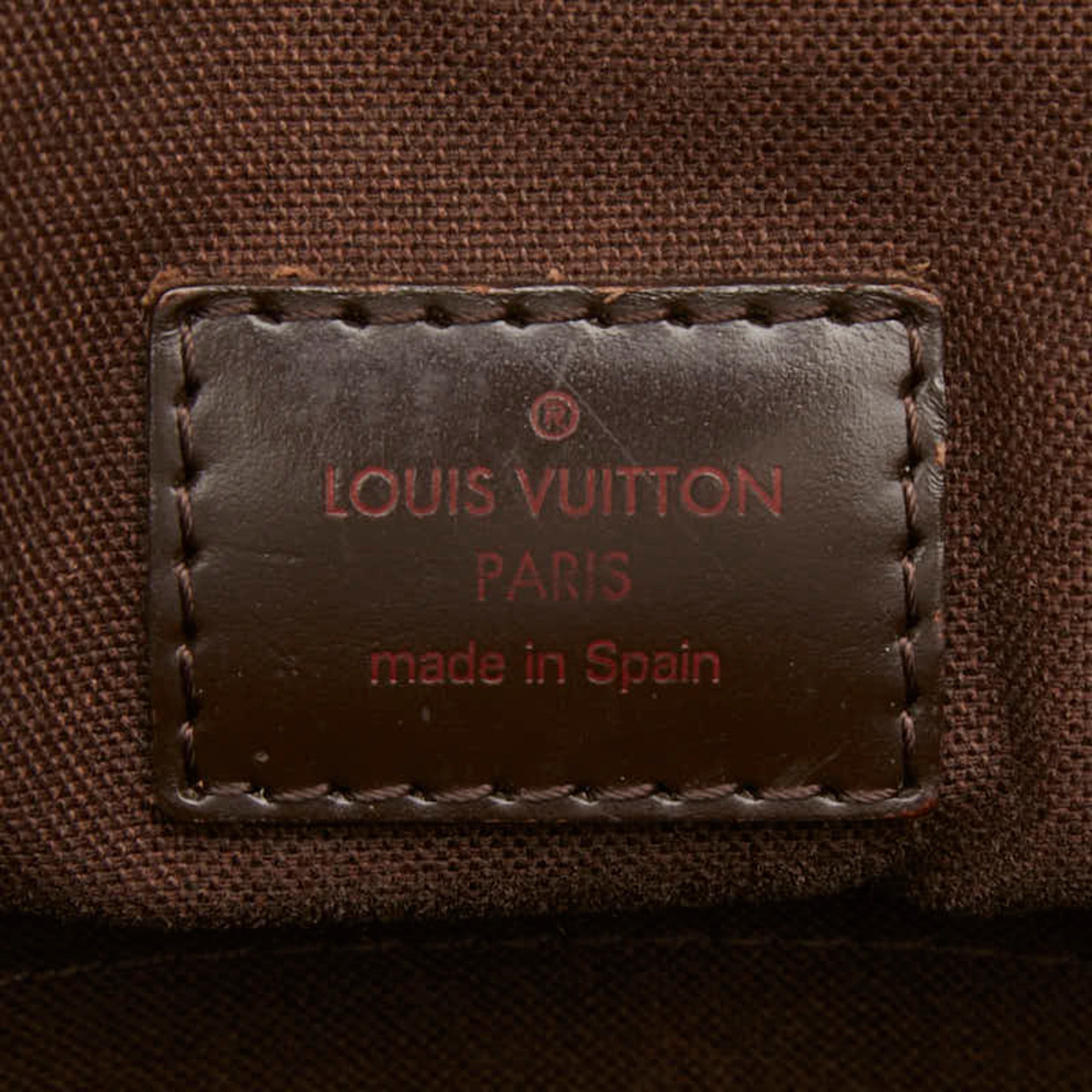 Louis Vuitton Brown Pvc Leather Messenger Bag Shoulder Bag (Pre-Owned)