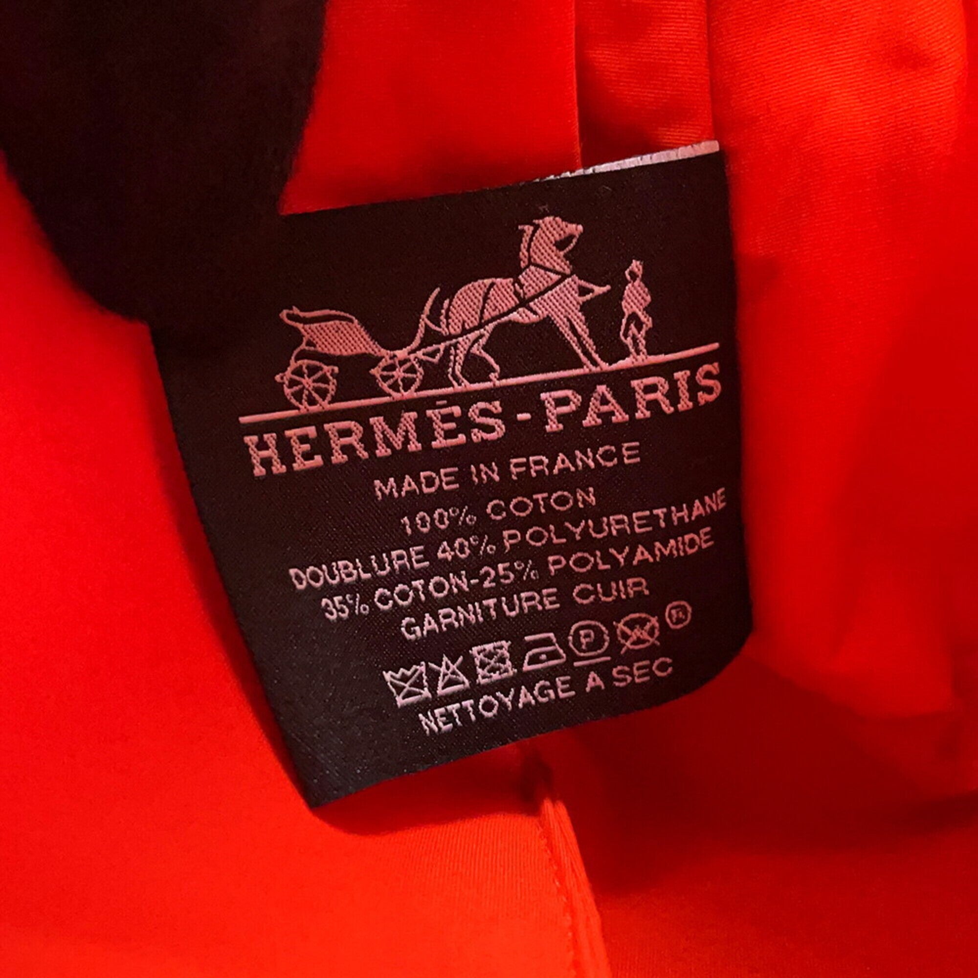Hermes Canvas Handbag Pouch (Pre-Owned)
