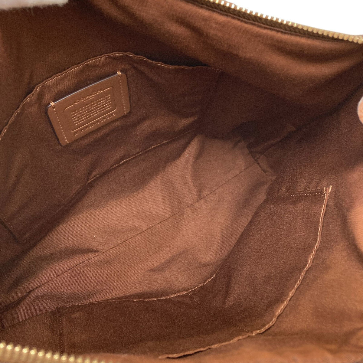 Coach Brown Pvc Tote Bag (Pre-Owned)