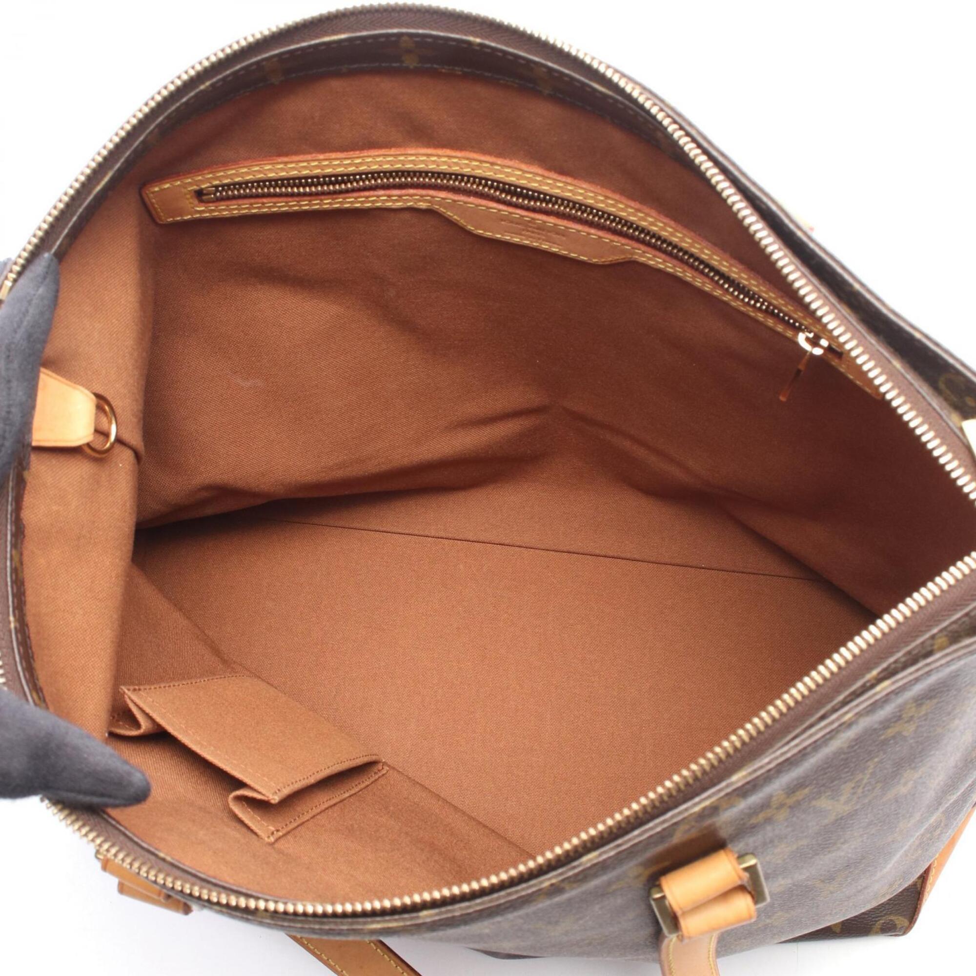 Louis Vuitton Brown Monogram Monogram Leather Handbag Tote Bag (Pre-Owned)