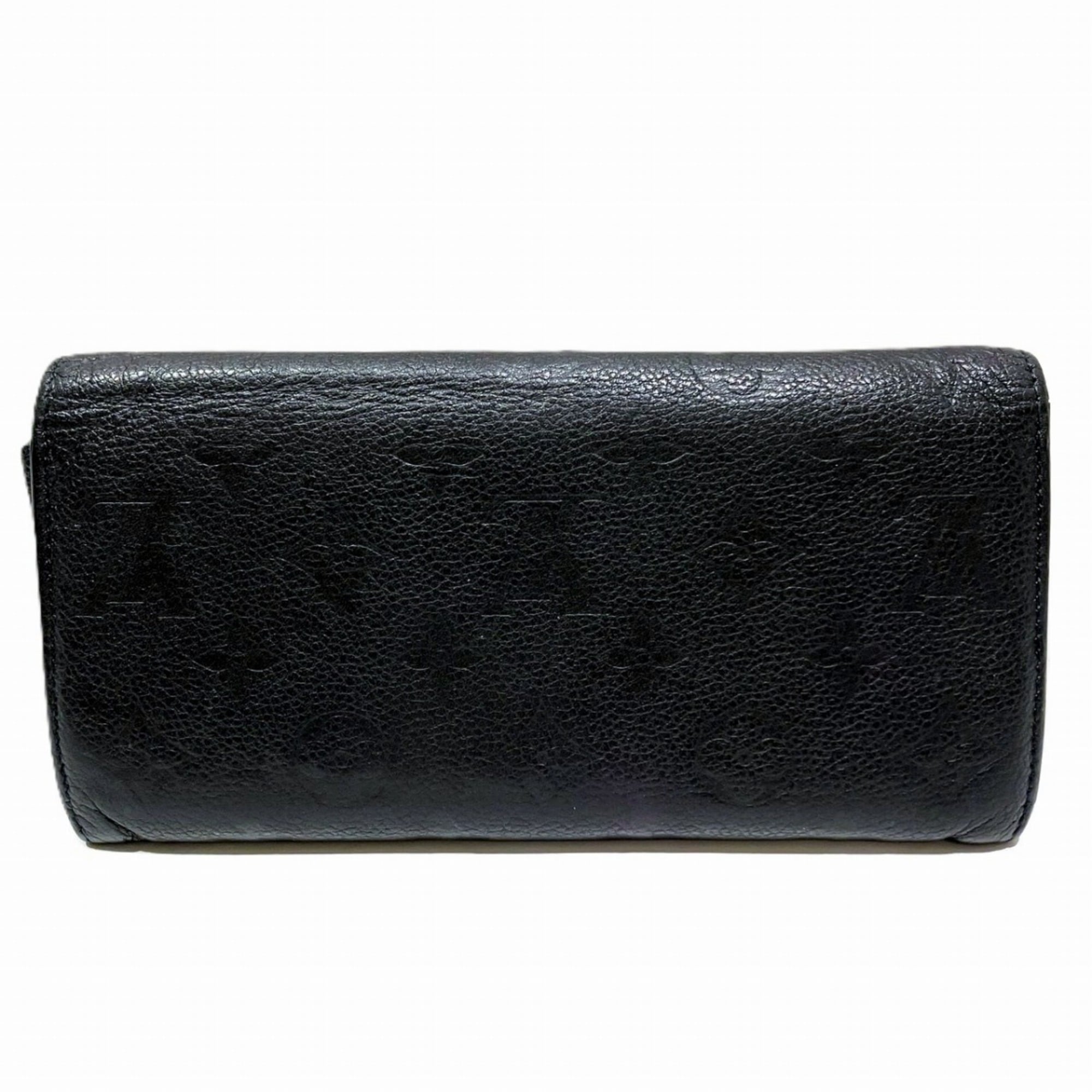Louis Vuitton Monogram Empreinte Black Monogram Empreinte Long Wallet (Bi-Fold) (Pre-Owned)