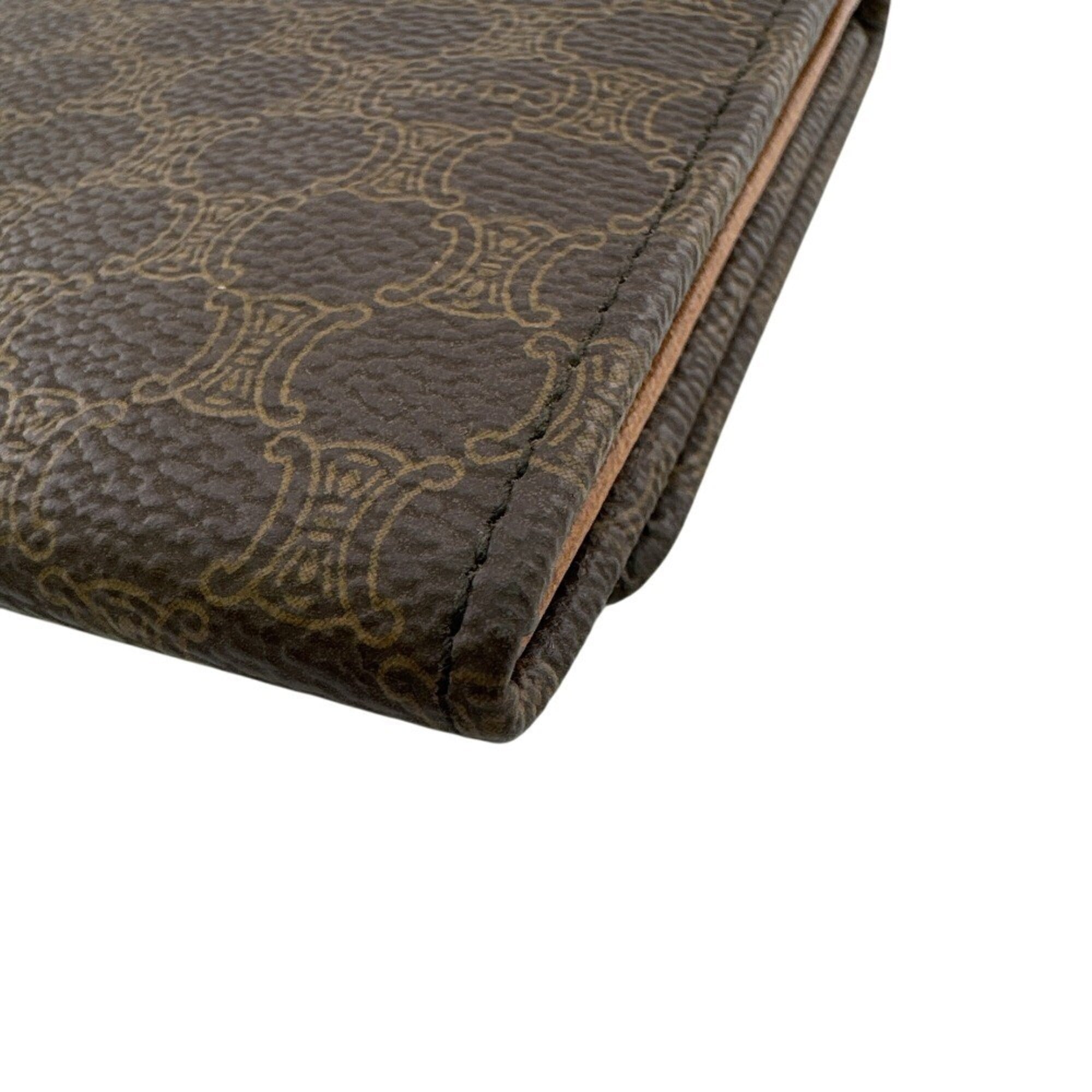 Celine Macadam Brown Pvc Long Wallet (Bi-Fold) (Pre-Owned)