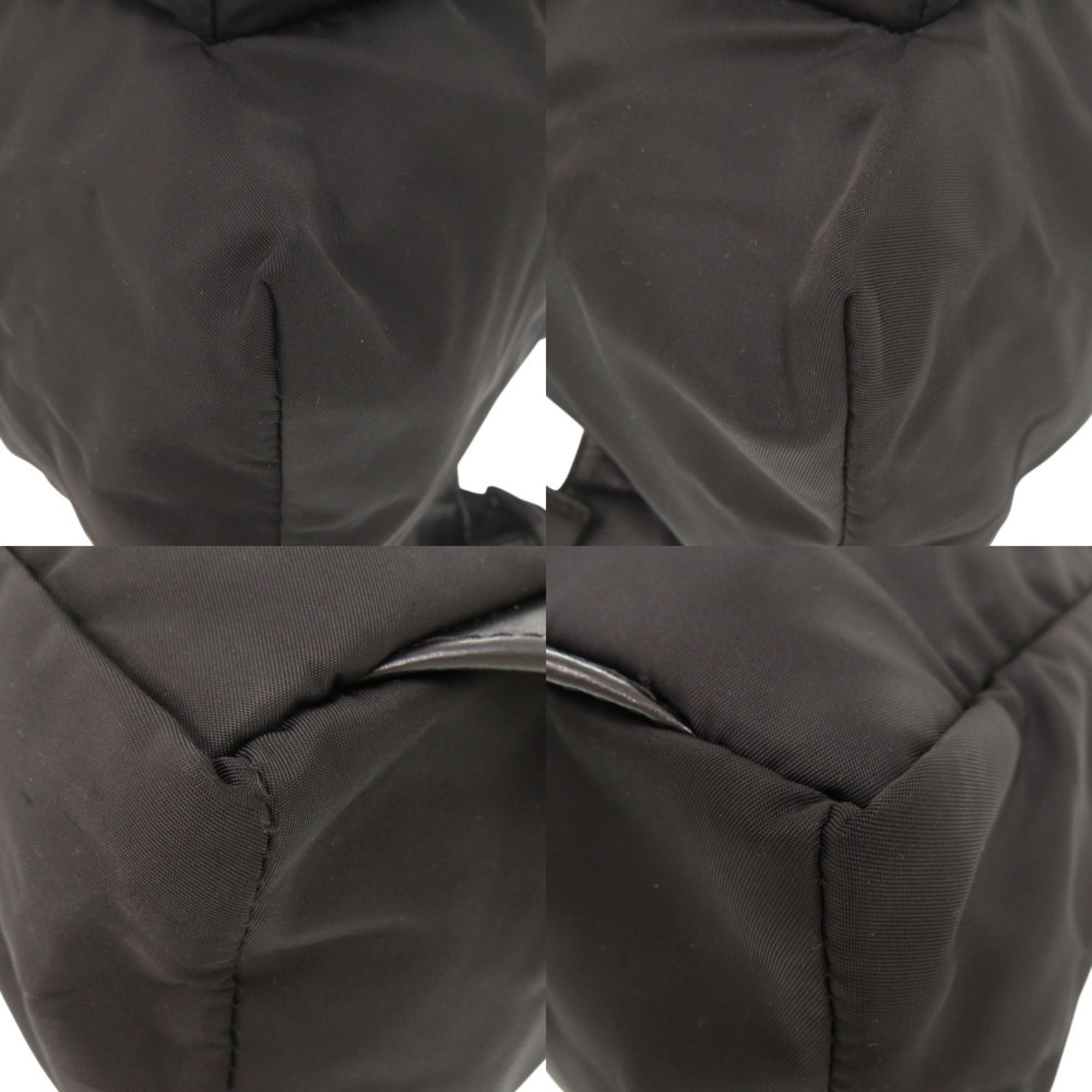 Versace Black Nylon Backpack (Pre-Owned)