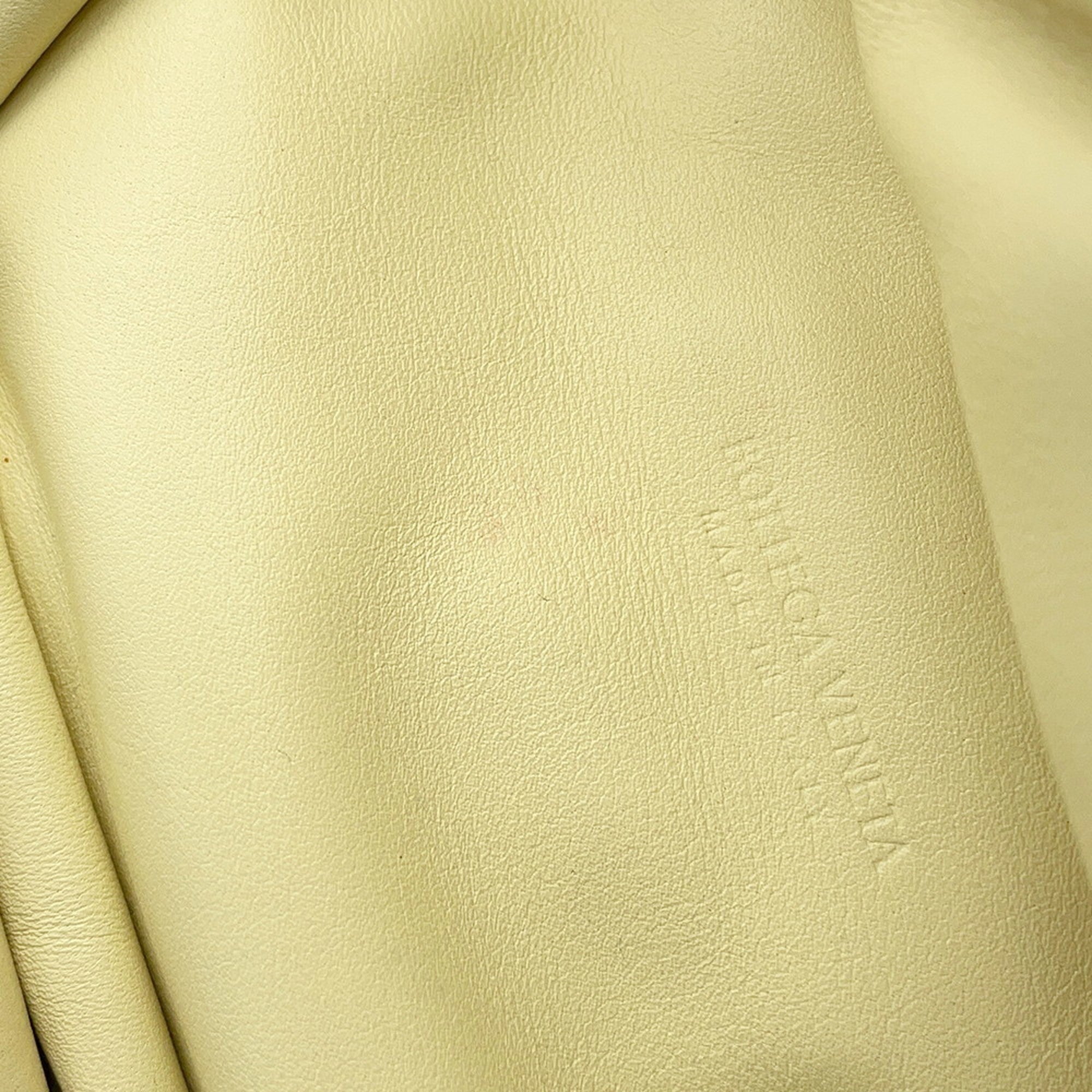Bottega Veneta Yellow Leather Handbag Sling Bag (Pre-Owned)