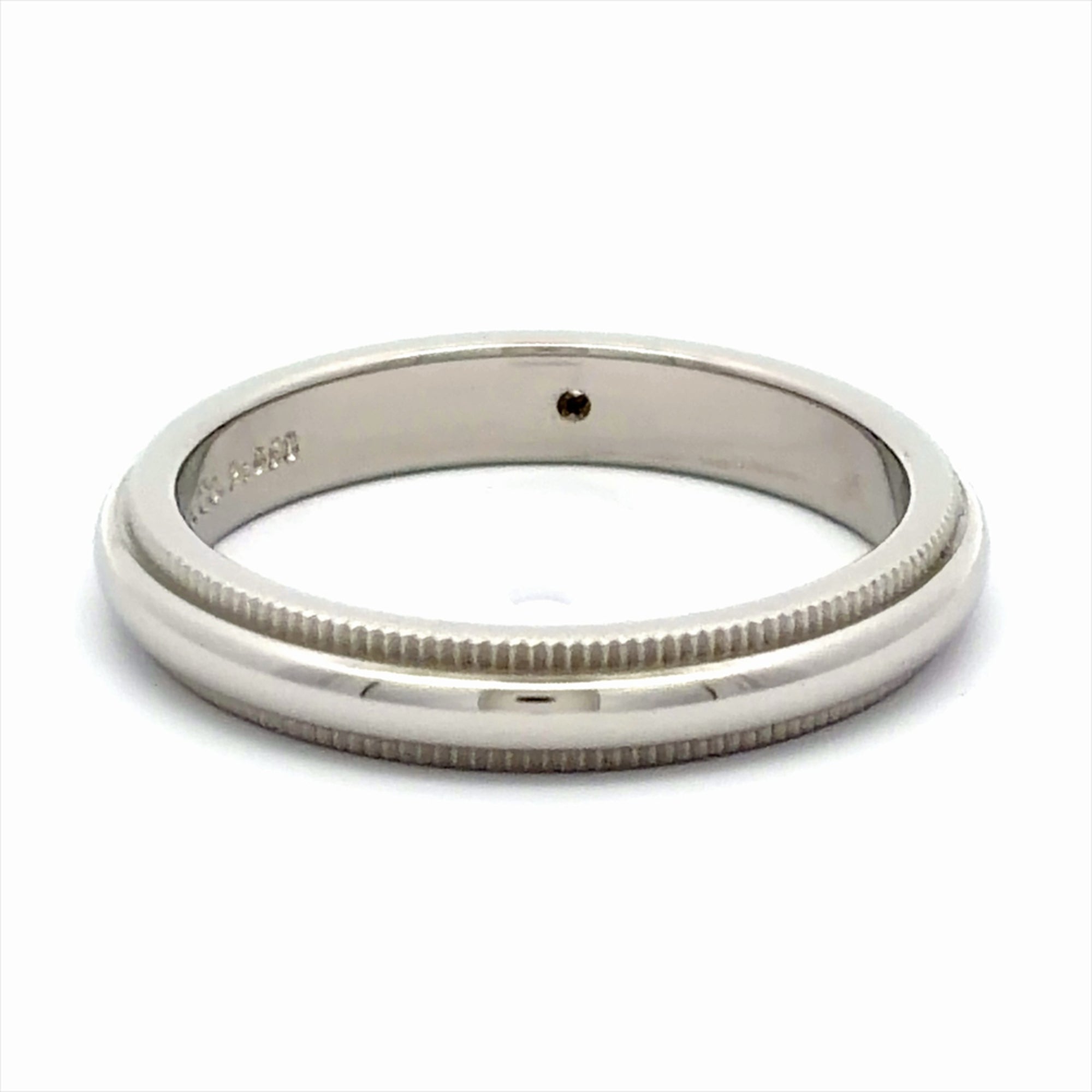 Tiffany Platinum 950 Band Ring (Pre-Owned)