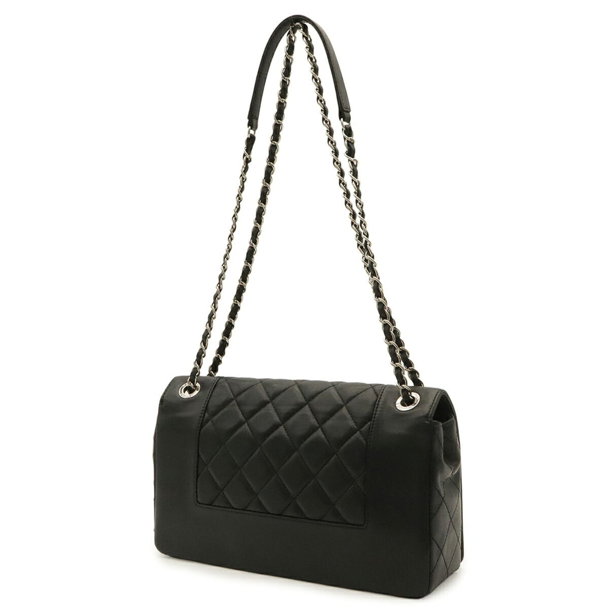 Chanel Black Leather Shoulder Bag (Pre-Owned)