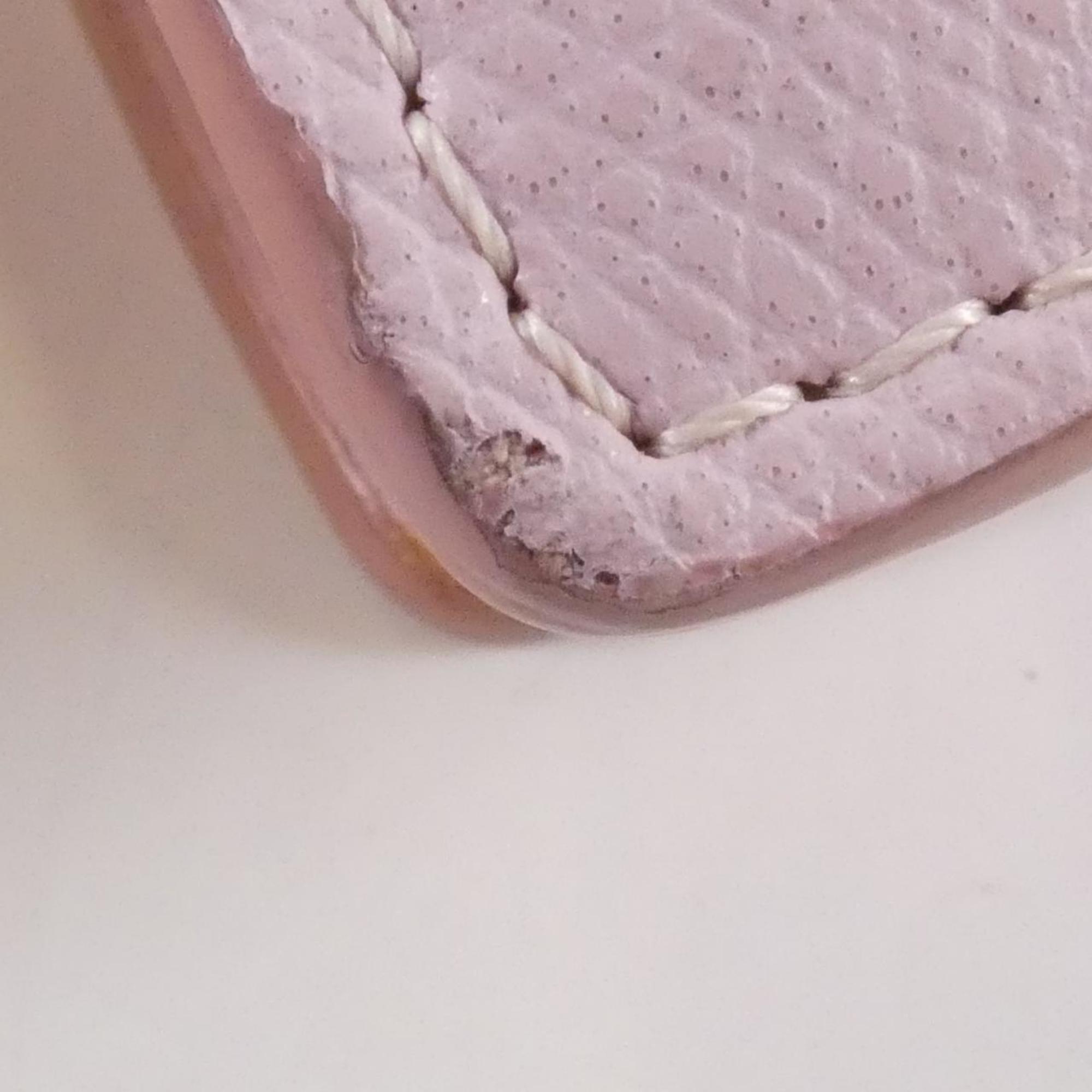 Fendi Light Pink Leather Chain/Shoulder Wallet (Pre-Owned)