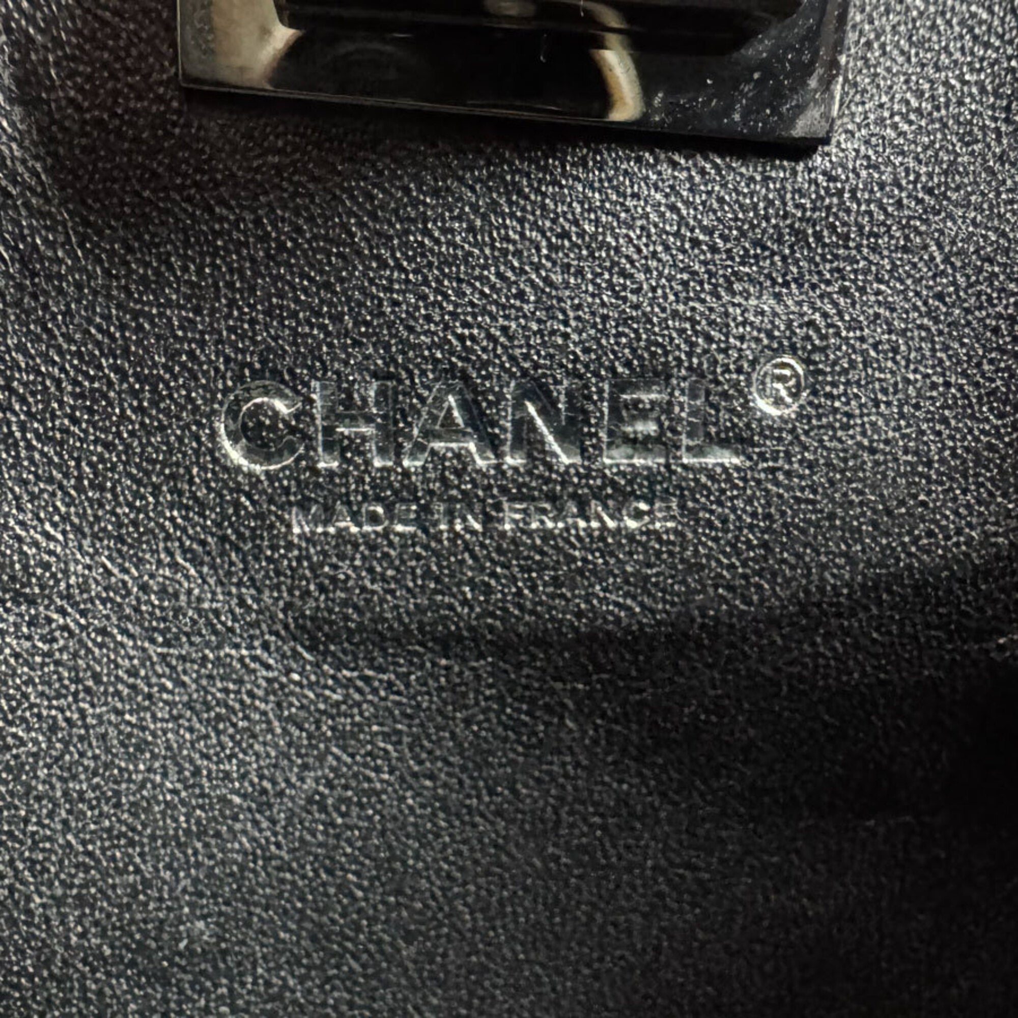 Chanel Black Patent Leather Handbag (Pre-Owned)