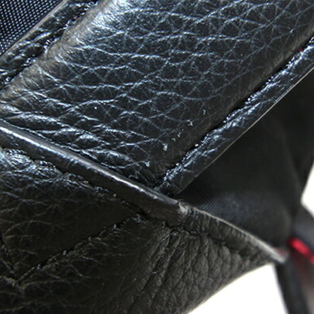 Christian Louboutin Black Nylon Leather Backpack (Pre-Owned)