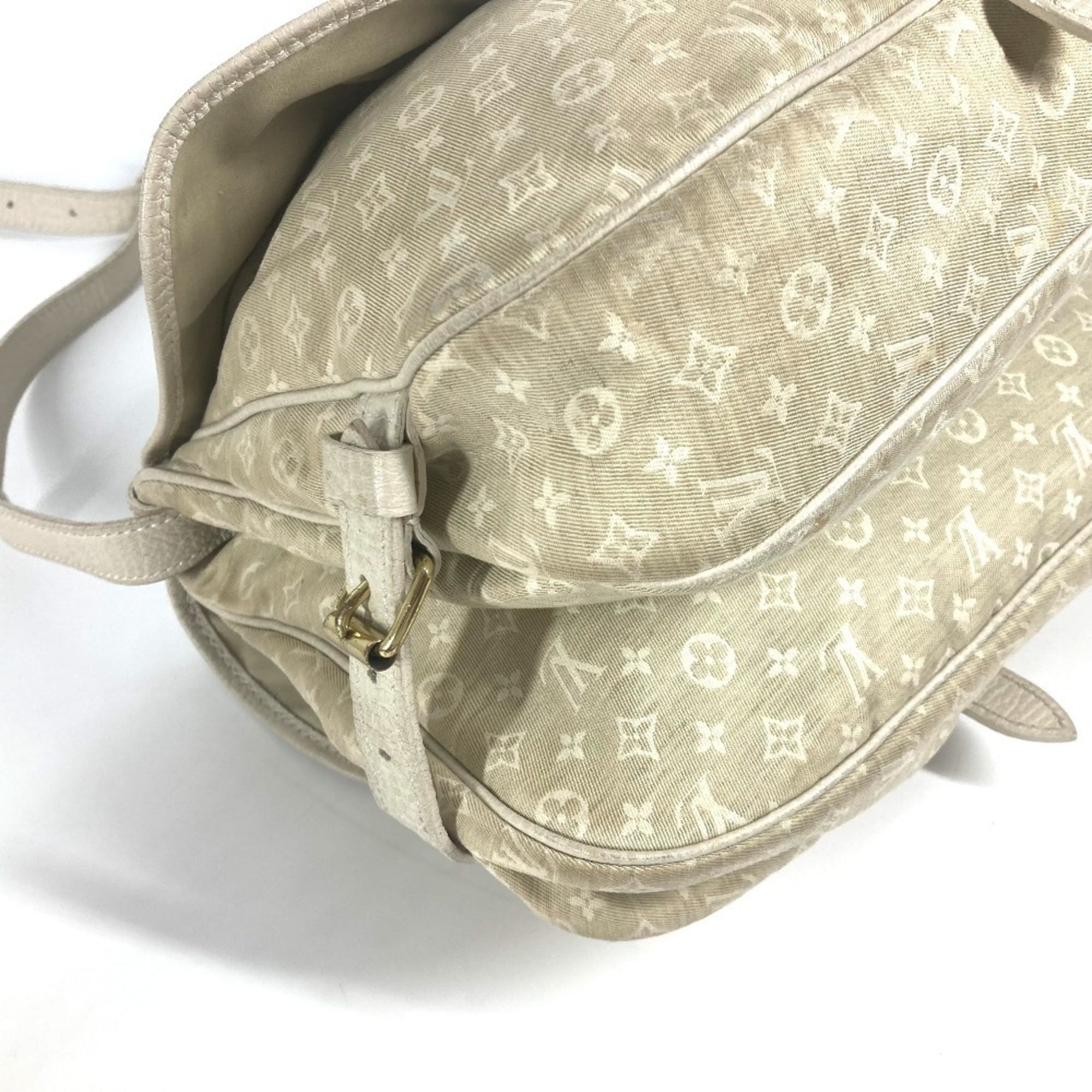 Louis Vuitton Monogram Mini Lin Beige Dune Monogram Mini Lin Shoulder Bag (Pre-Owned)