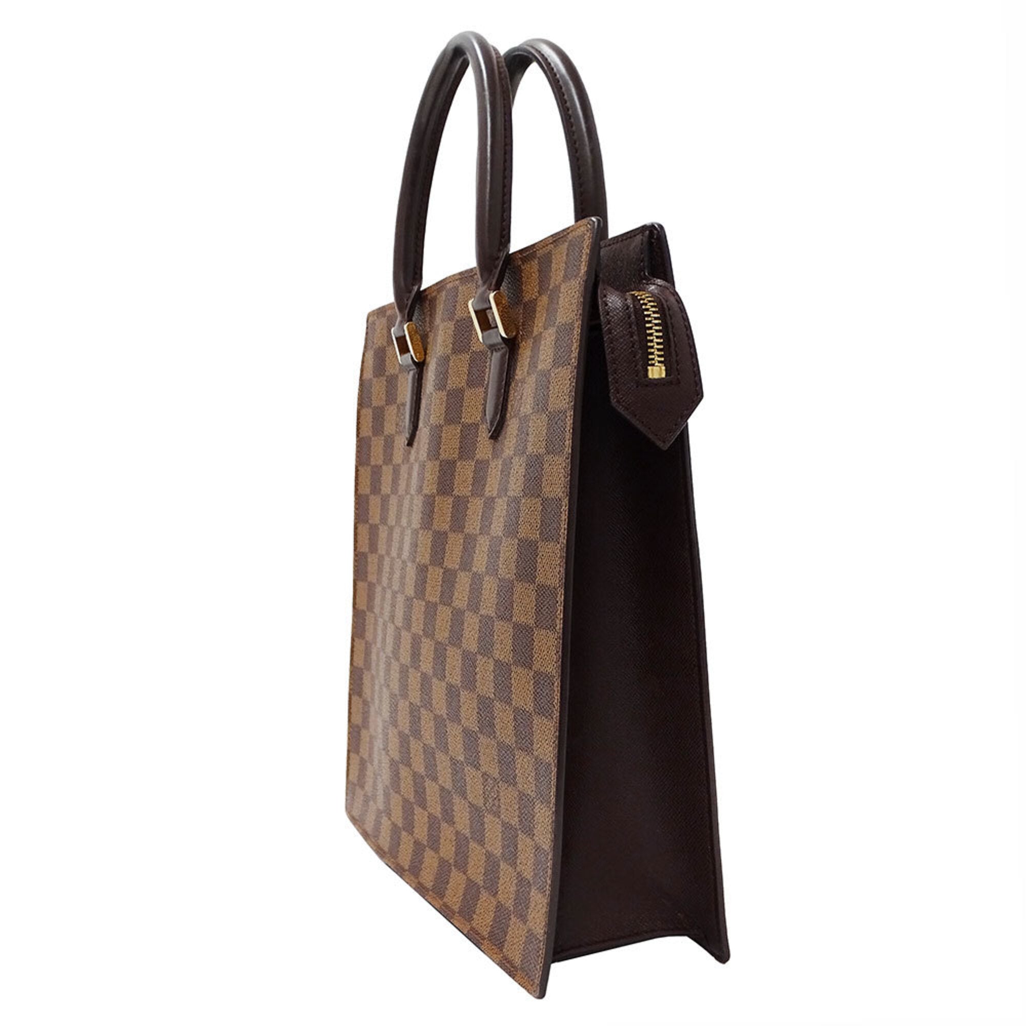 Louis Vuitton Brown Damier Canvas Handbag Tote Bag (Pre-Owned)