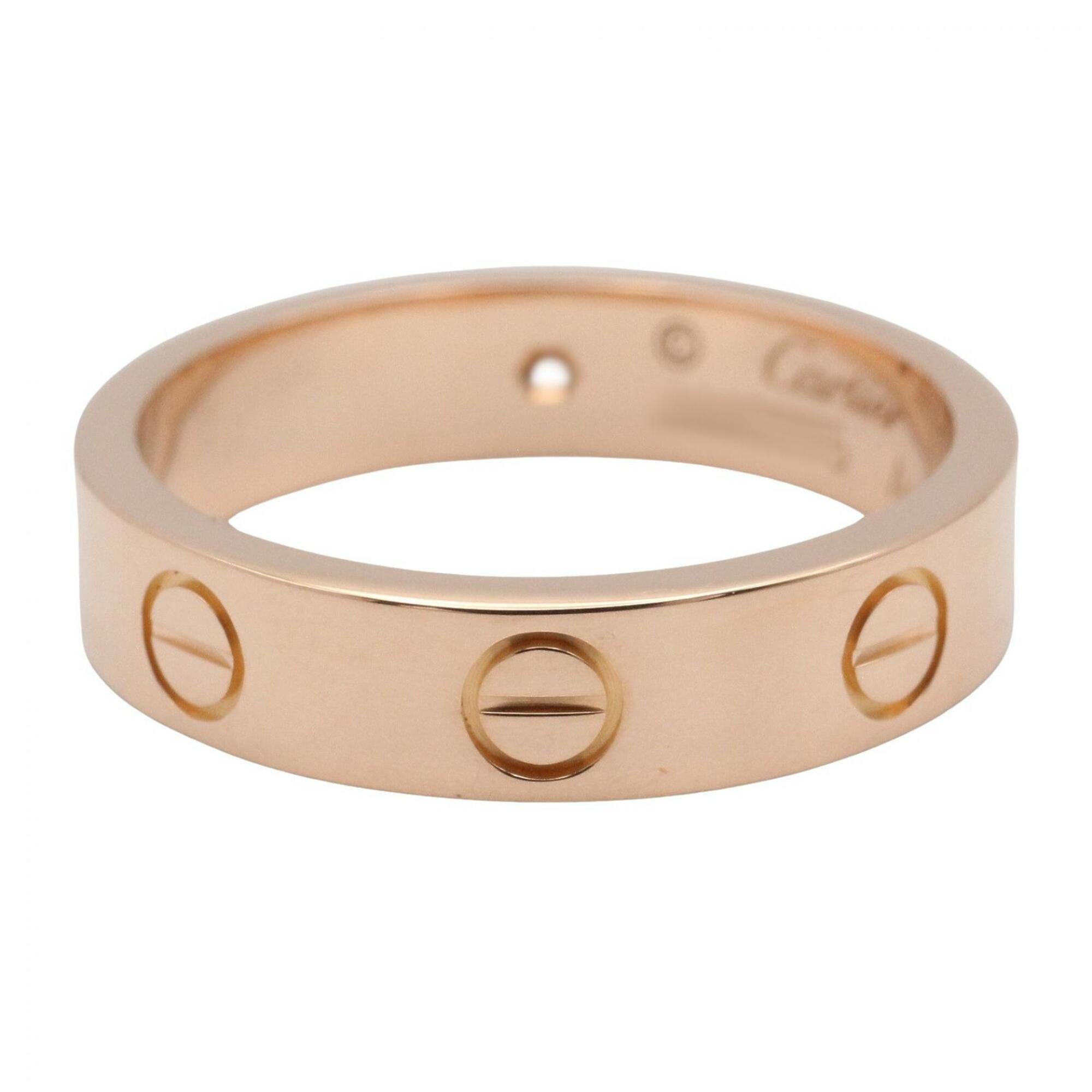 Cartier Gold Clear Pink Gold (18K) Band Ring (Pre-Owned)